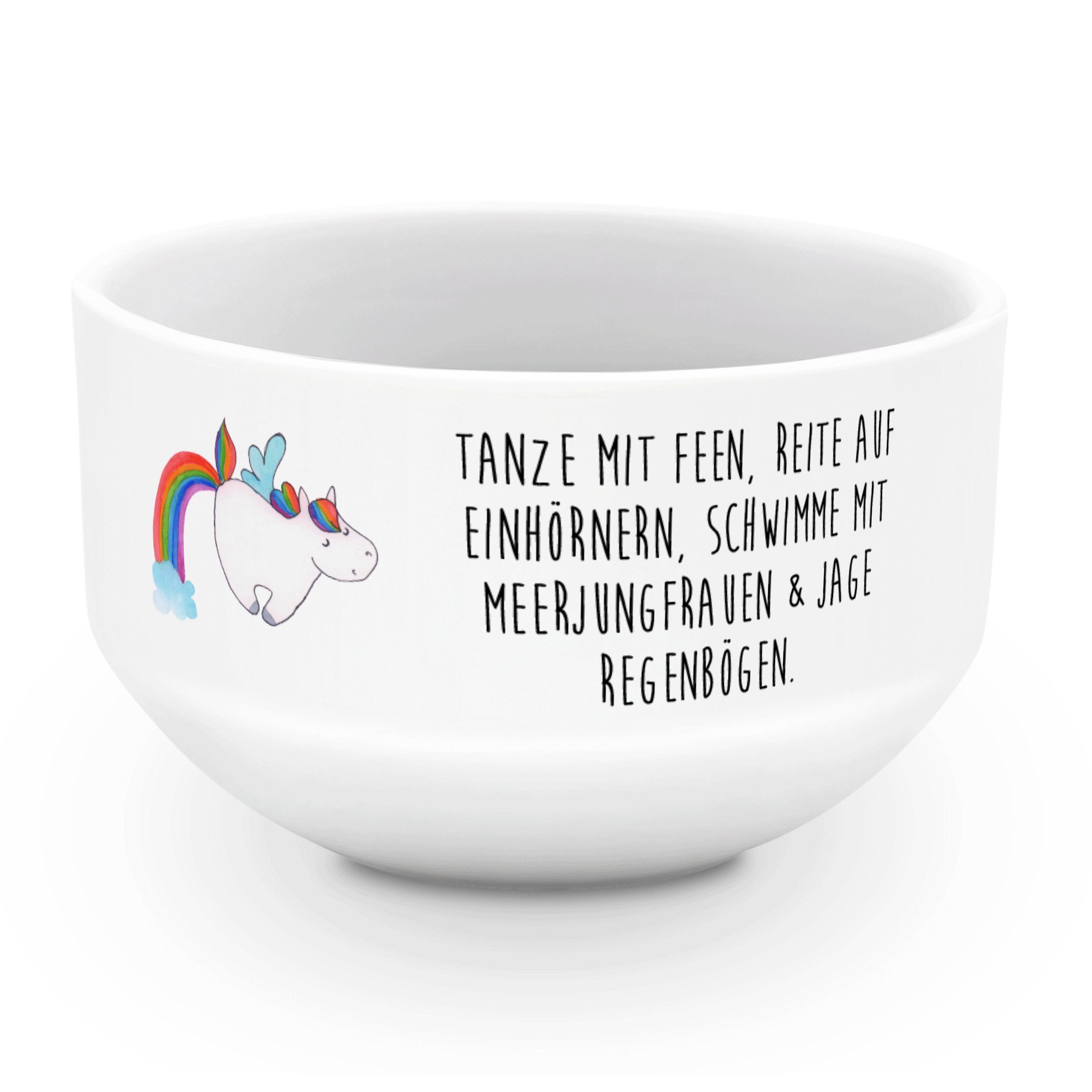 Mr. & Mrs. Panda Müslischale Einhorn Pegasus Weiß Geschenk