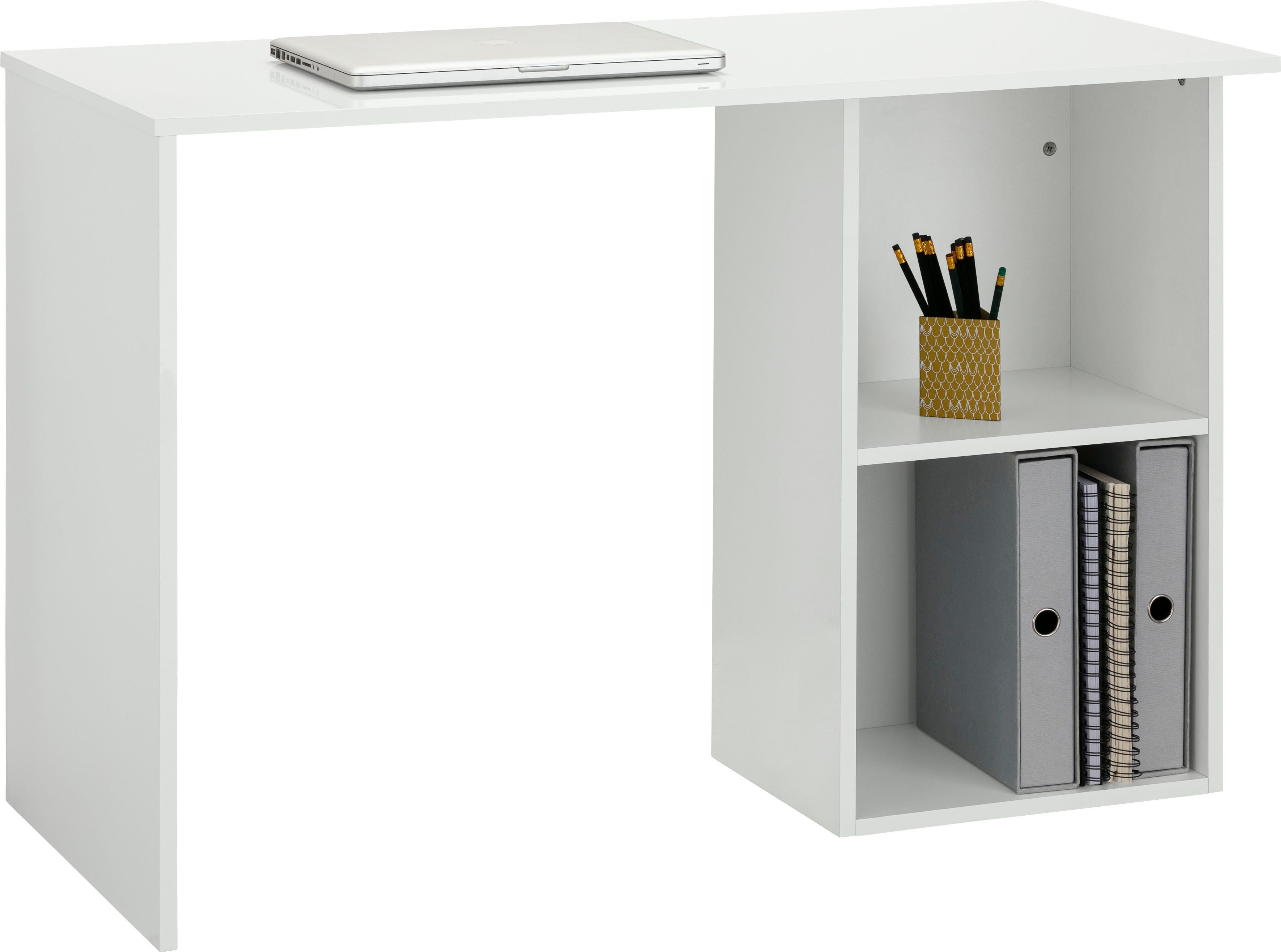 Tecnos Schreibtisch Conti, Breite 110 cm weiß Hochglanz