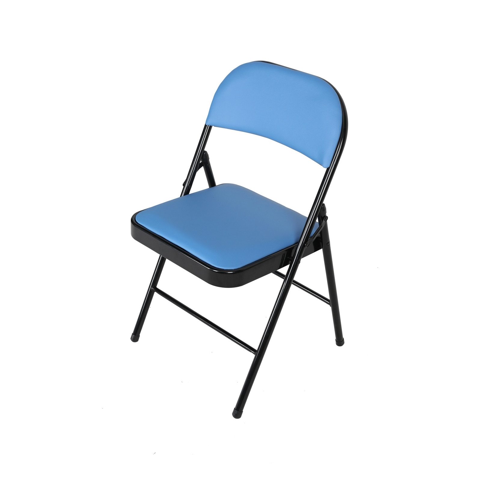 HTI-Living Klappstuhl Klappstuhl Wedigo Kunstleder Blau-Schwarz günstig online kaufen