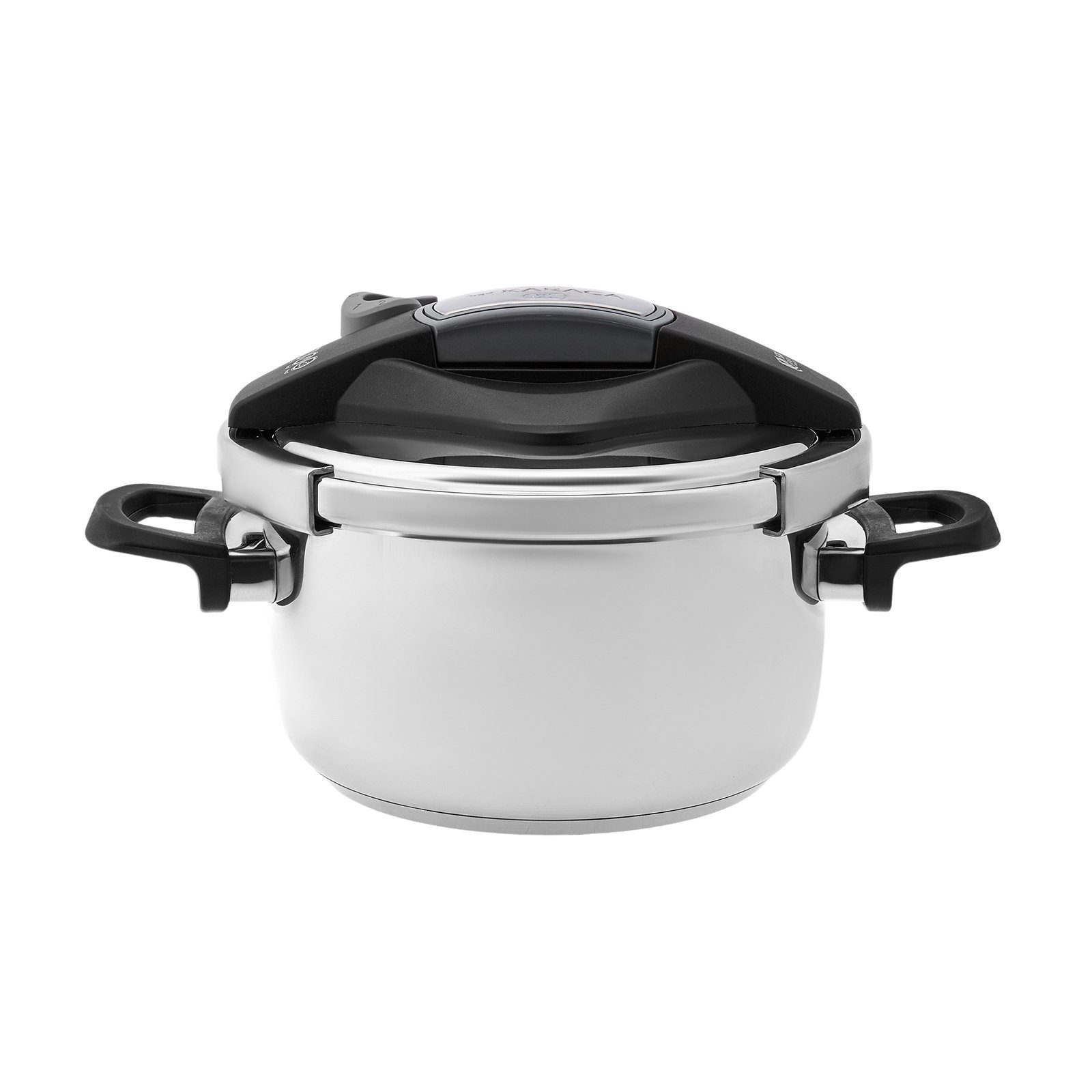 Karaca Schnellkochtopf Perfect Gray 4L + 6L Schnellkochtopf Set, Edelstahl, Induktions