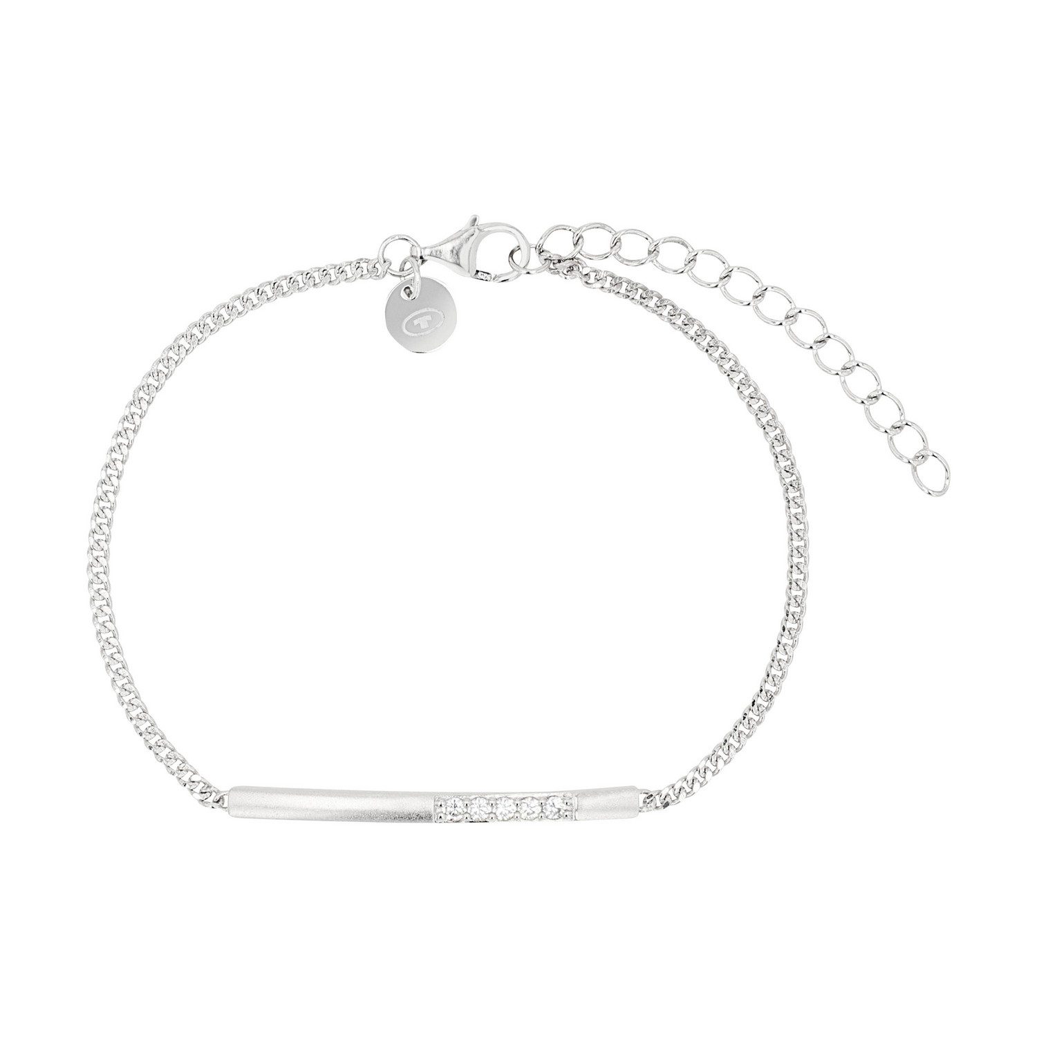 TOM TAILOR Silberarmband, mit Zirkonia (synth)
