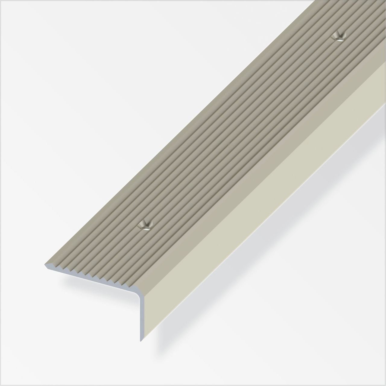 alfer Treppenstufen-Seitenblende alfer 1 41 23 mm x Aluminium m, Treppenprofil