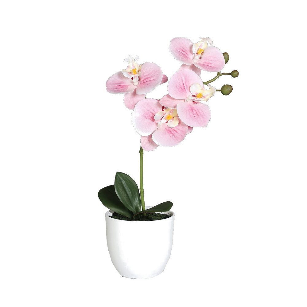 Kunstblume Orchidee im Topf - pink - Kunstblumen, DPI, Höhe 23 cm