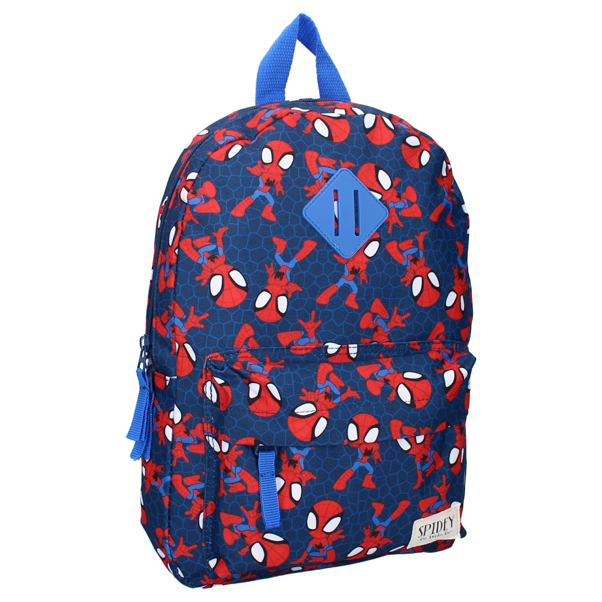 Vadobag Kinderrucksack Spider-Man Schulrucksack Kinder – Marvel Rucksack Polyester Tasche