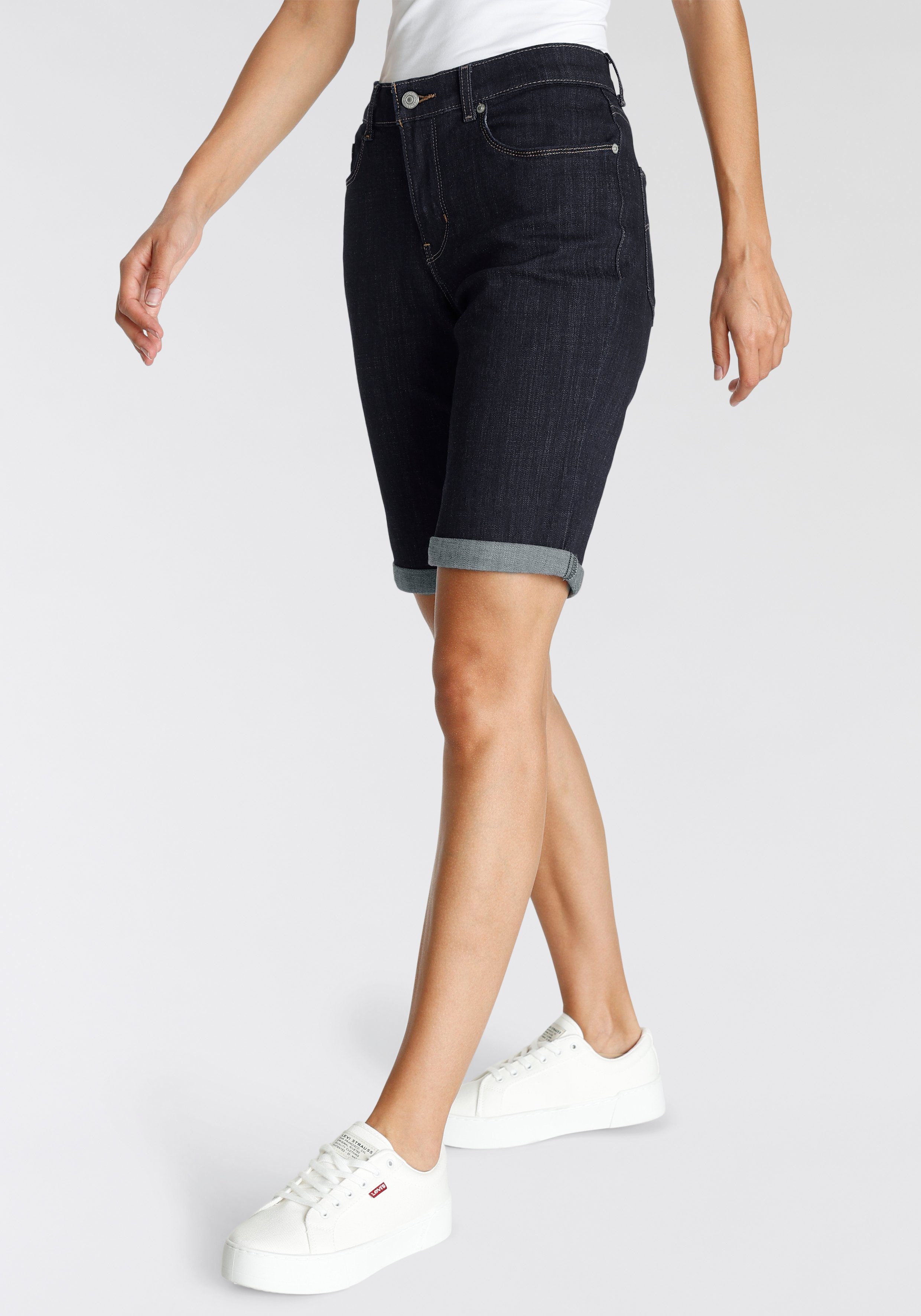 CLASSIC Levi's® lapis rinse royal Caprihose BERMUDA