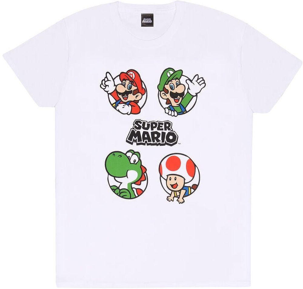 Super Mario T-Shirt Circles T-Shirt