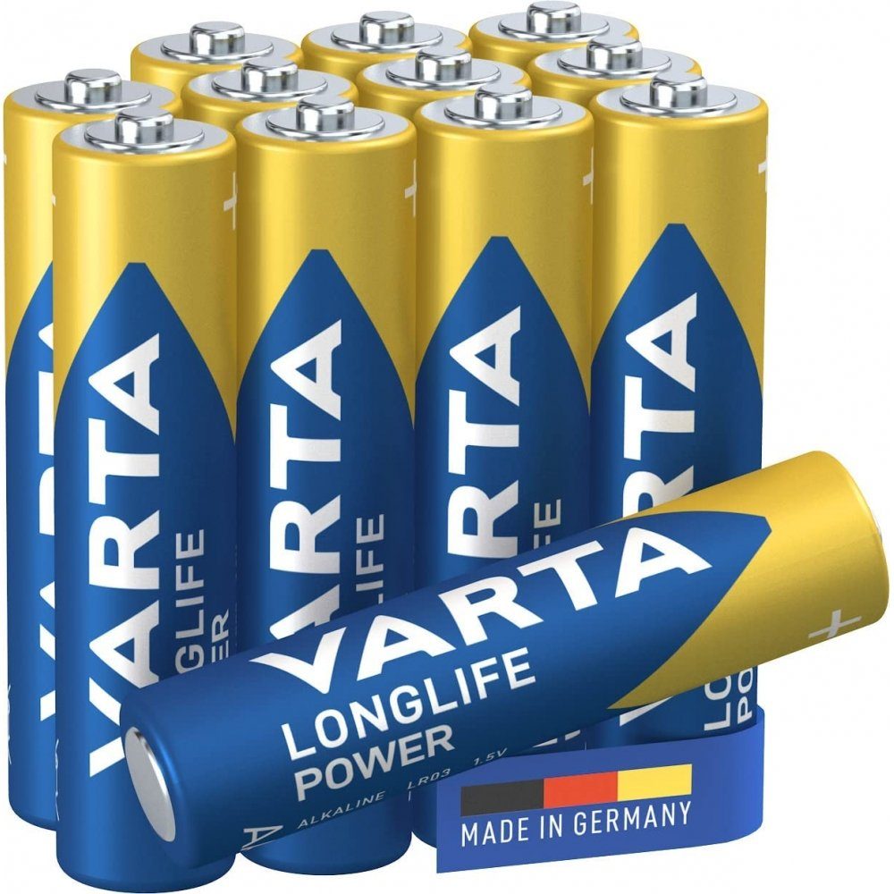 VARTA Longlife Power AAA 12er Pack - Micro-Batterie - blau Batterie