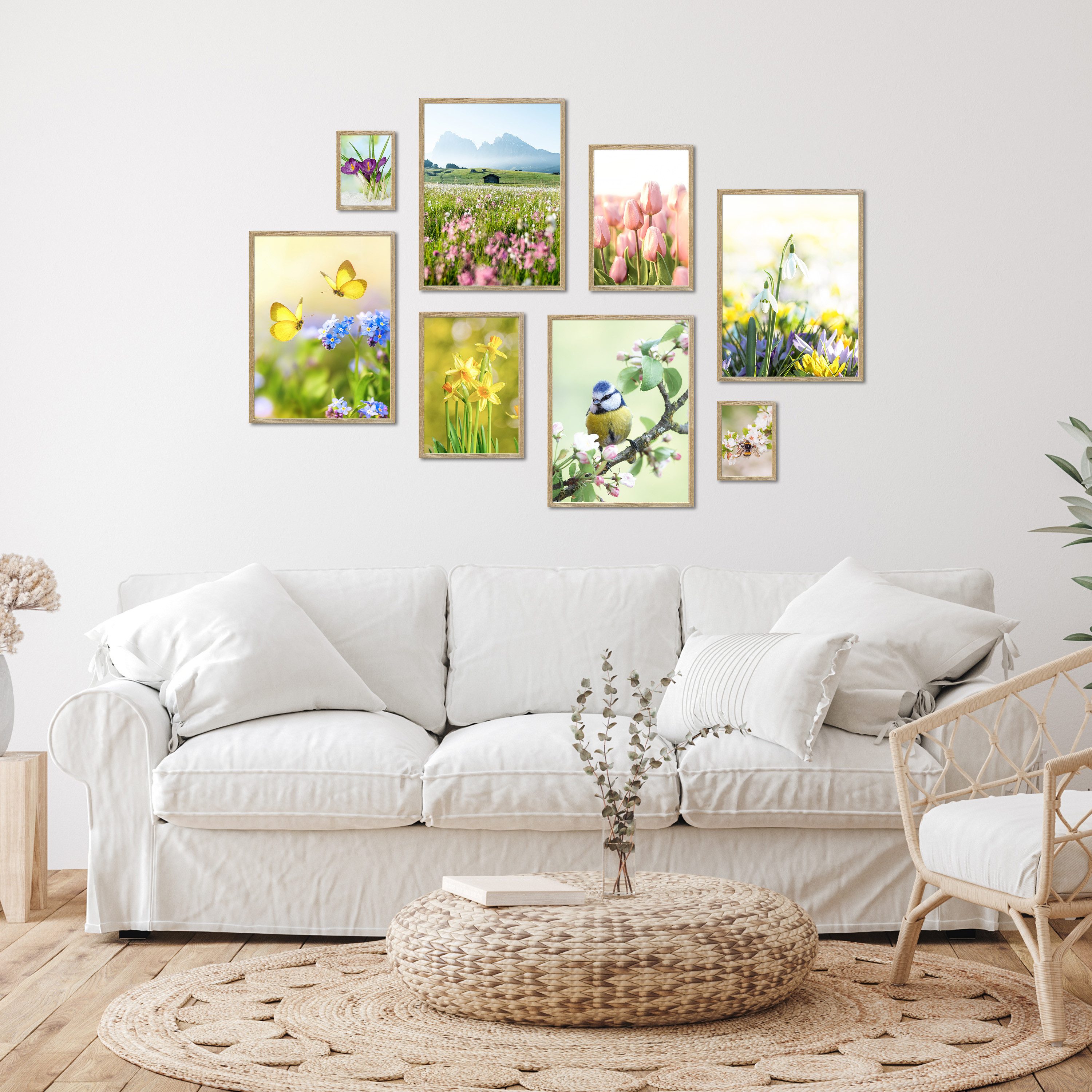 ARTFAVES Bilder-Collage Poster Set - Frühlingserwachen günstig online kaufen