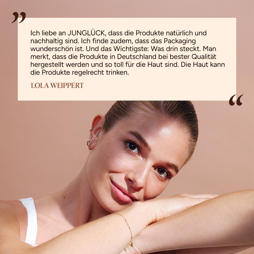 JUNGLÜCK Gesichtsserum Pro-Kollagen Serum - mit Matrixyl 3000 Glyx, 1-tlg., Verbessert die Hautelastizität und mindert Falten