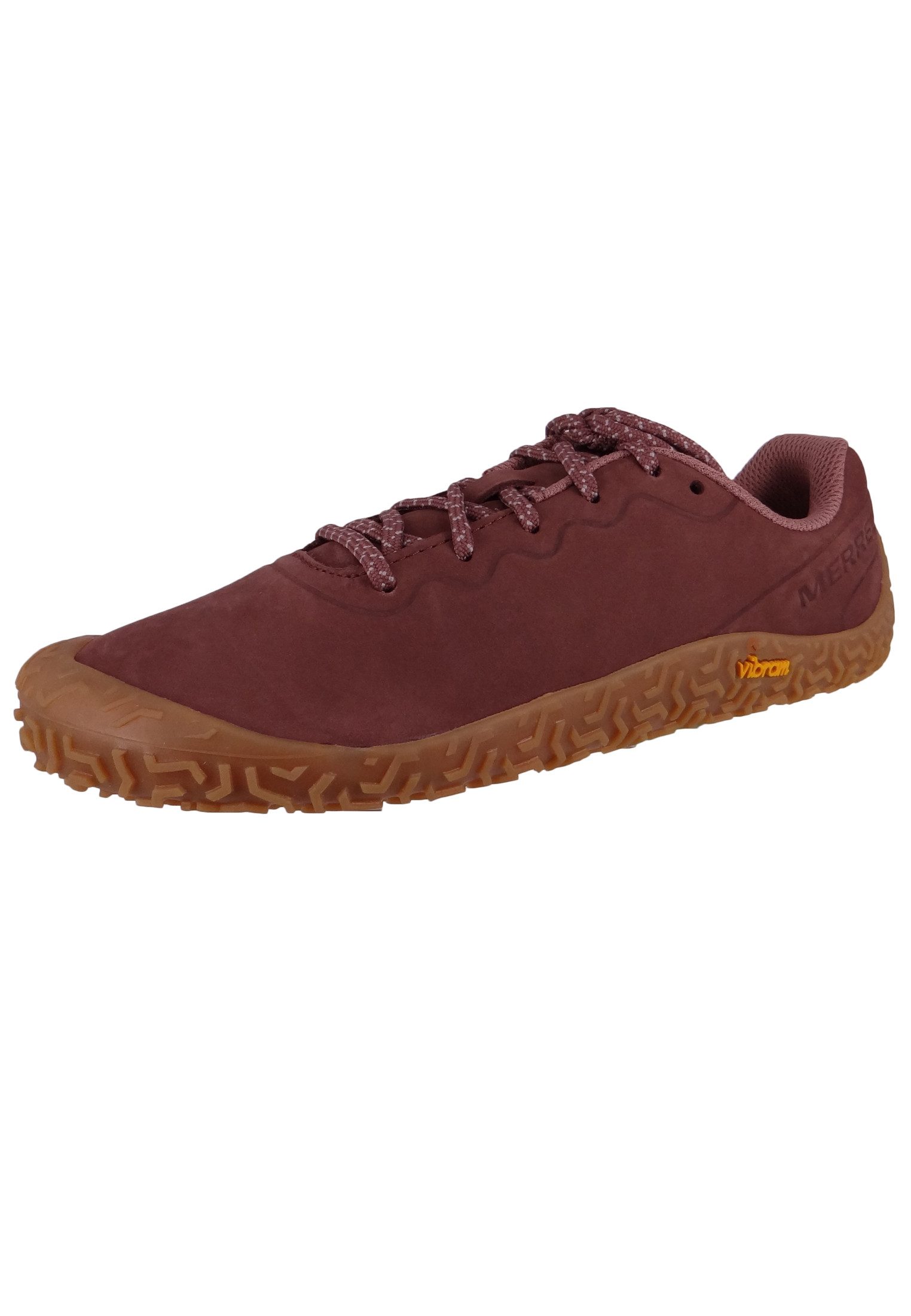 Merrell J067894 Vapor Glove 6 Leather Barefoot Marron Mokassin
