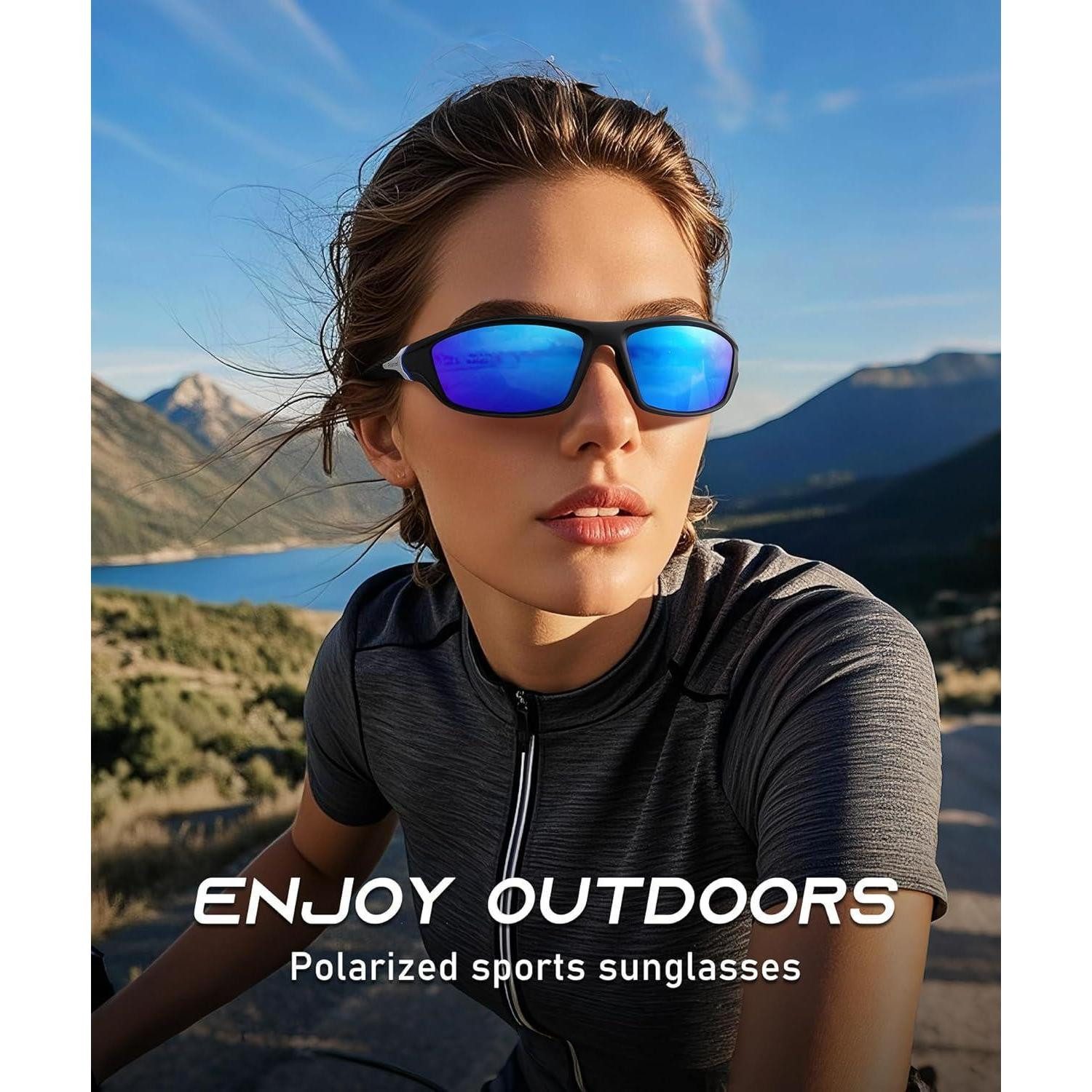 LuxusKollektion Pilotenbrille Sonnenbrille polarisiert Herren Damen Pilotenform TR90 (1-St) – Bild 3 von 5