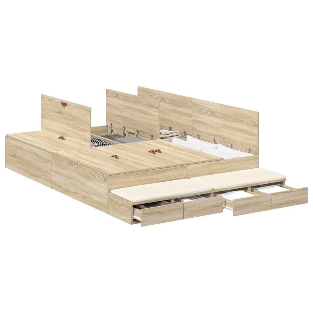 vidaXL Bett Bett mit Stauraum mit günstig online kaufen