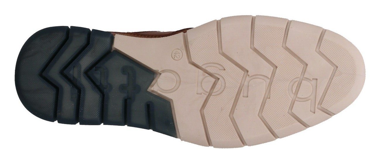 bugatti Schnürschuh mit Rahmennaht, Weite G, Freizeitschuh, Halbschuh, Schnürschuh