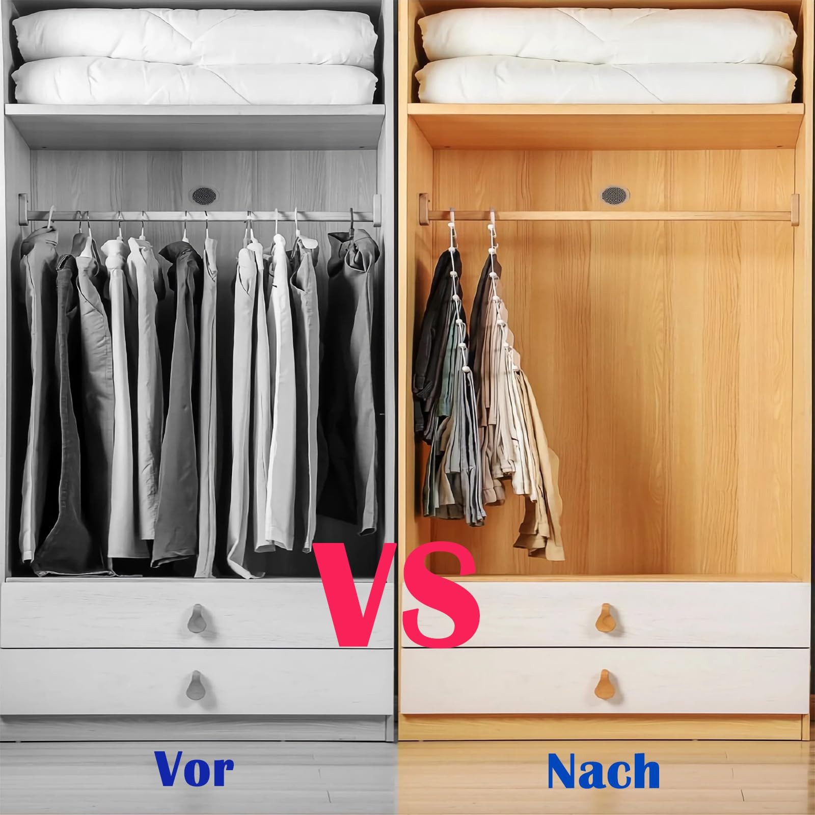 FOUORTUNATE-BEE Kleiderbügel 2 Stück Hosenbügel Faltbare günstig online kaufen