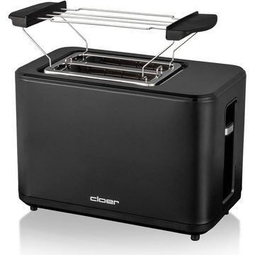 Cloer Toaster 3930 - Toaster - mattschwarz, 2 Schlitze