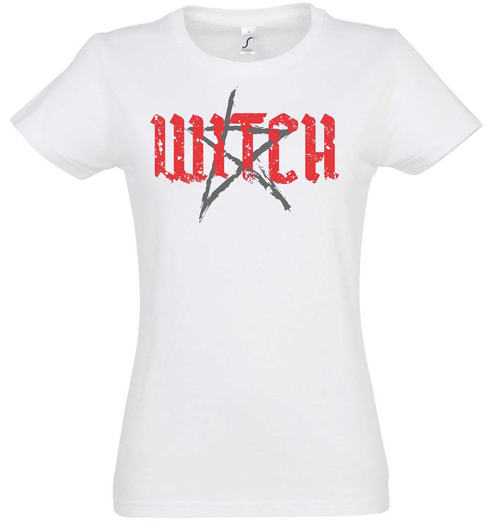 Urban Backwoods Print-Shirt Witch Pentagram Damen günstig online kaufen