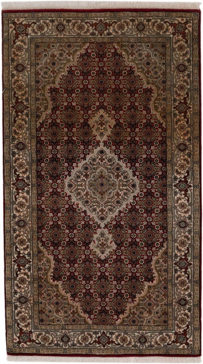 Orientteppich Indo Täbriz 92x159 Handgeknüpfter Orientteppich, Nain Trading, rechteckig, Höhe: 12 mm