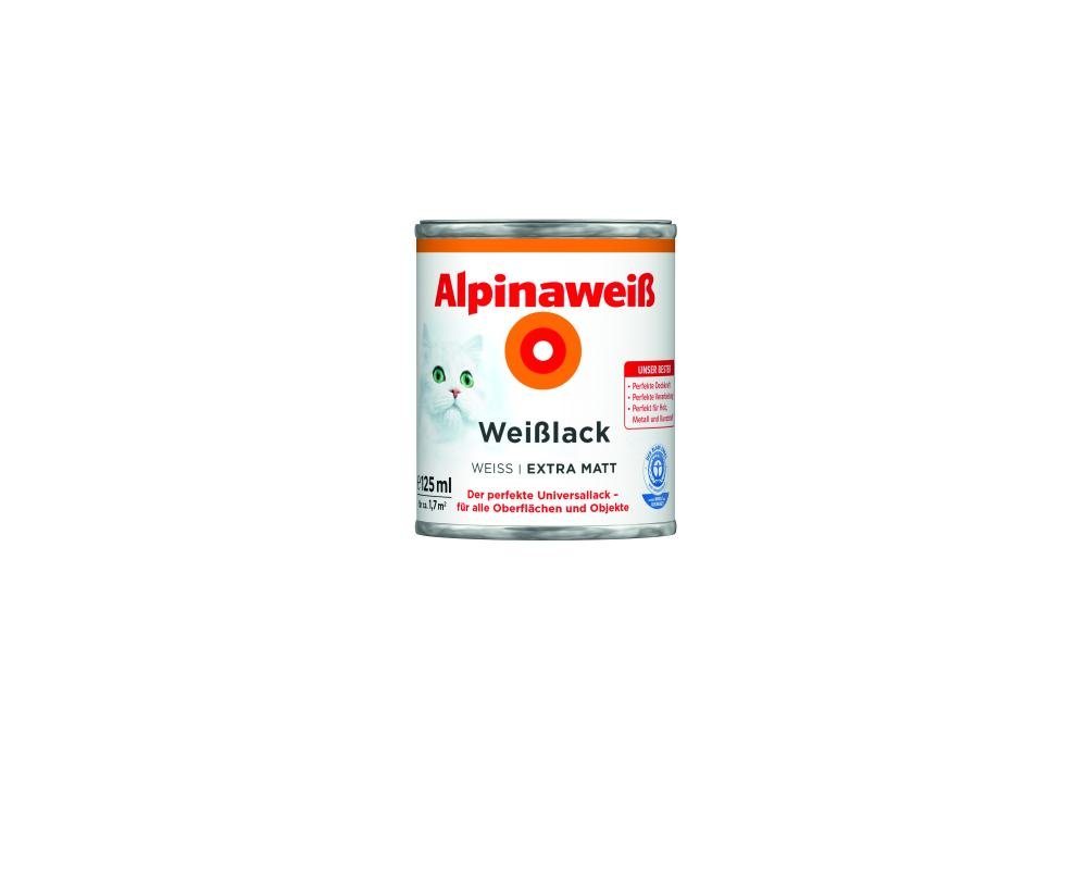 Thumbnail - Alpina Weißlack Alpinaweiß Weißlack 125 ml extra matt