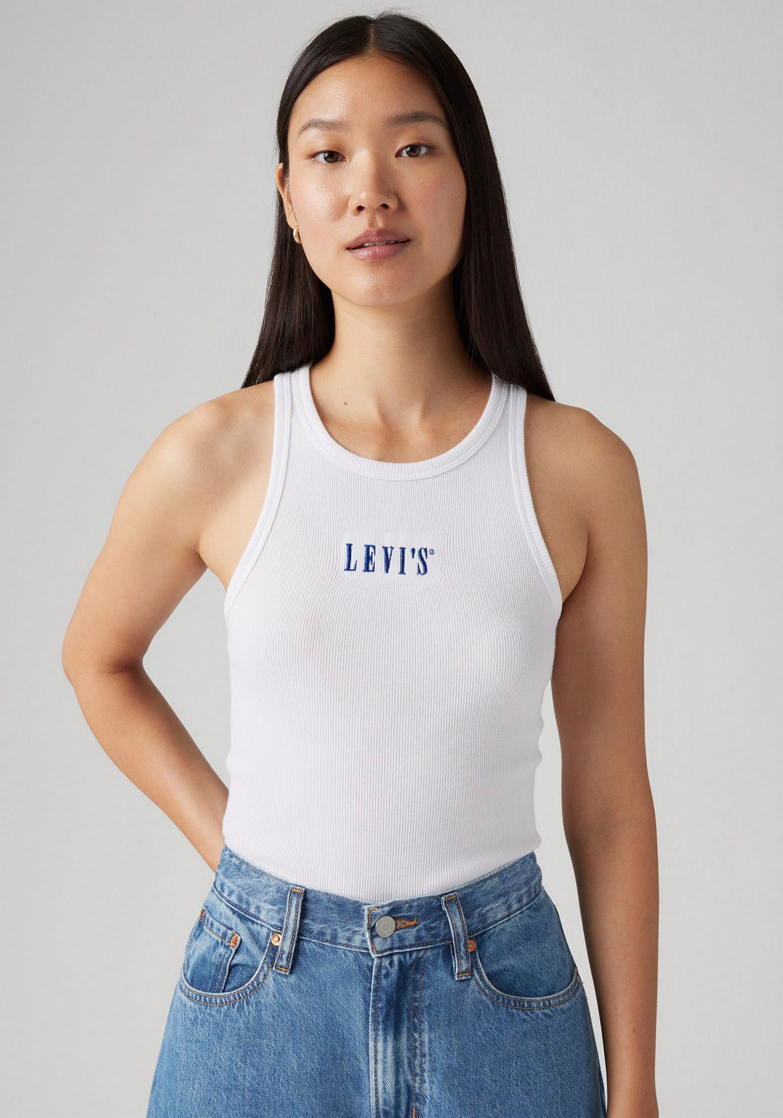 Levi's® Ripptanktop GRAPHIC GEMINI mit Logostickerei und Struktur-Optik günstig online kaufen