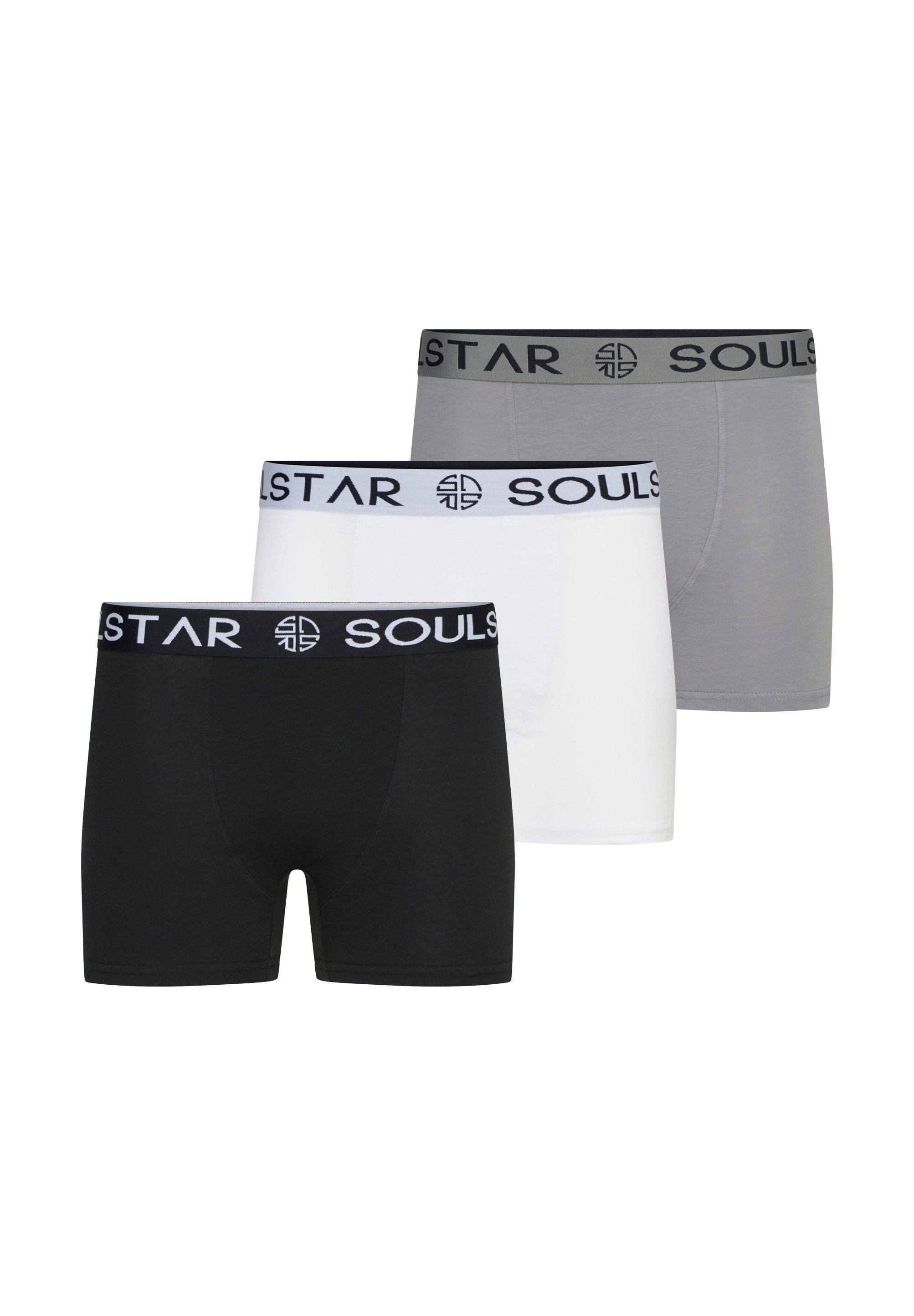 SOULSTAR Boxershorts MUBOXER3 (Packung, 3-St., 3er-Pack) Basic Herren Unter günstig online kaufen