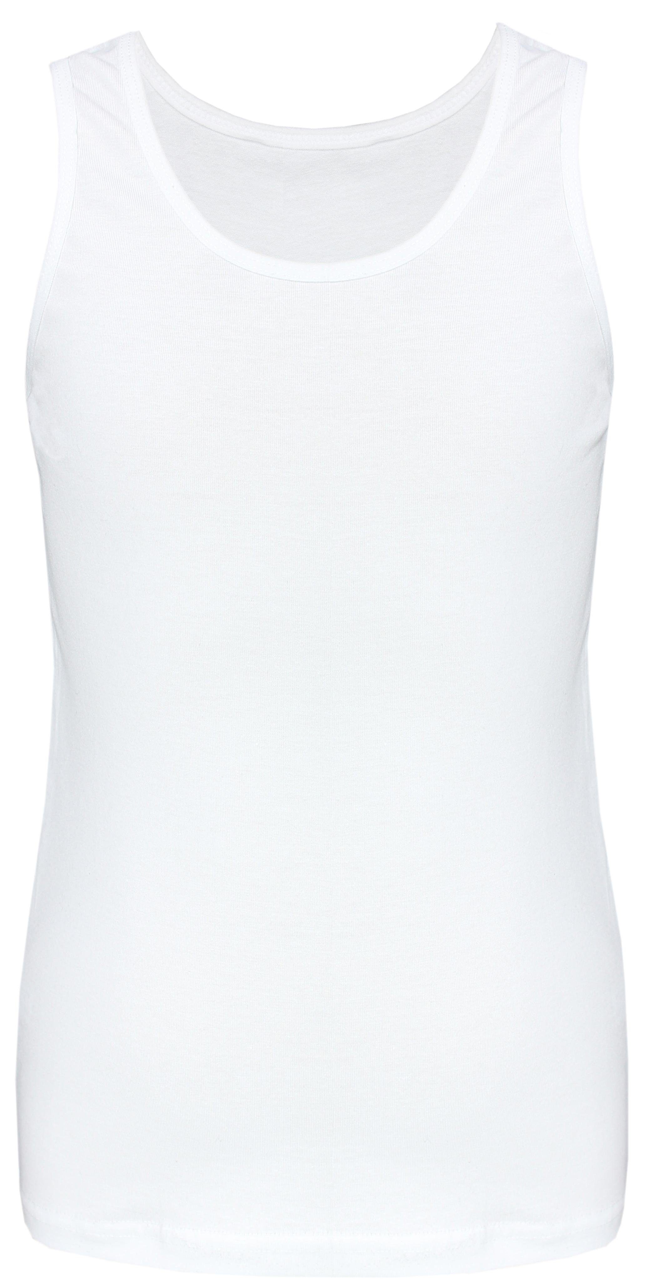 TupTam Unterhemd TupTam Mädchen Baumwolle Unterhemd 5er Pack Tank Top Ärmellos Kinder – Bild 4 von 5