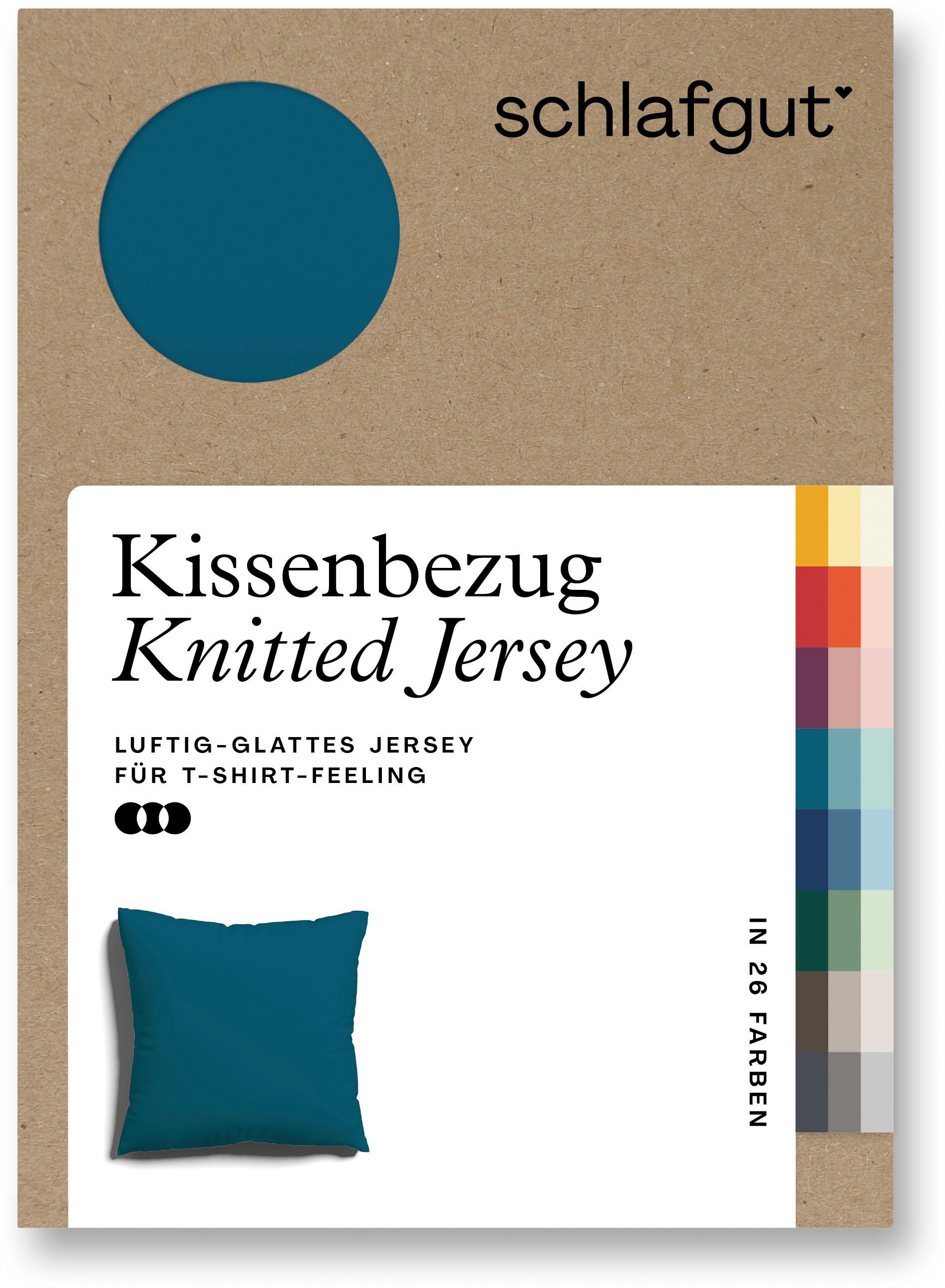 Schlafgut Kissenbezug Knitted Jersey aus Bio-Baumwolle günstig online kaufen