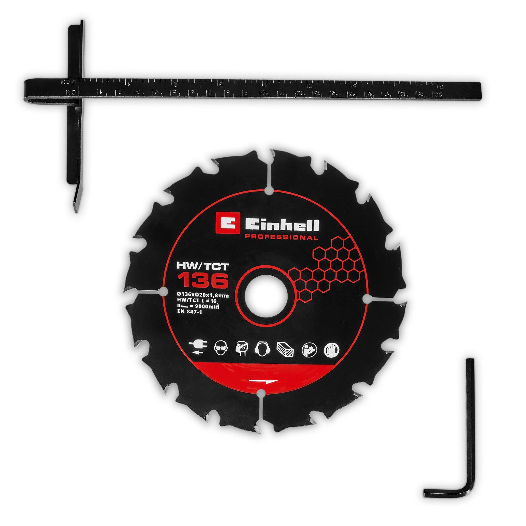 Einhell Akku-Handkreissäge TP-CS 18/136-C Li BL - Solo, Professional Akku-Handkreissäge, ohne Akku und Ladegerät