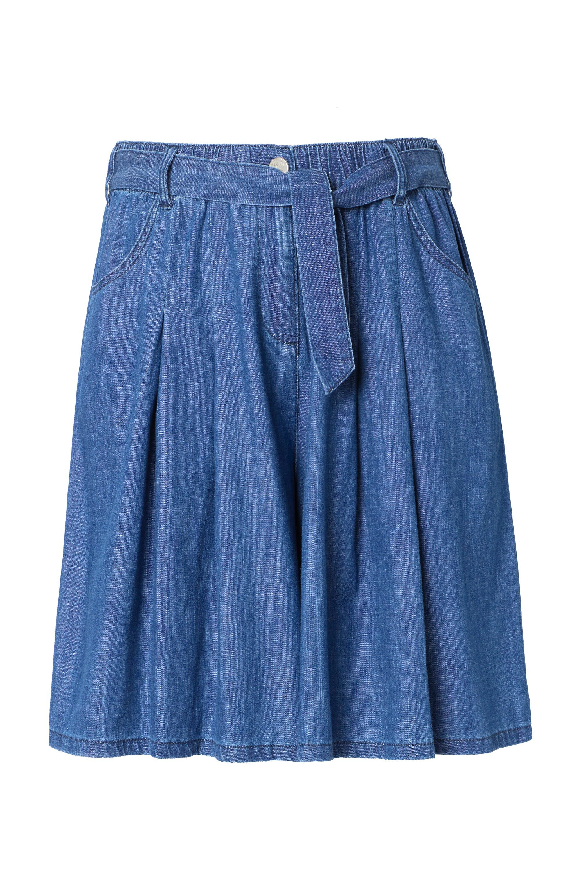 Ulla Popken Jeansshorts Hosenrock günstig online kaufen