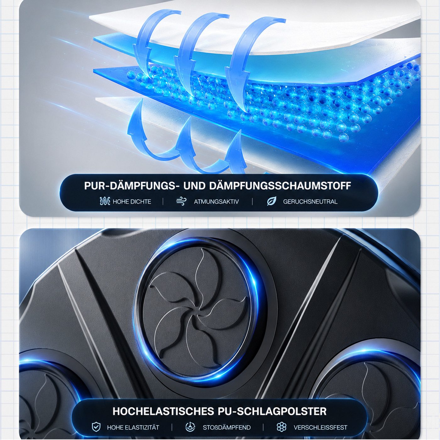 CITYSPORTS Boxmaschine Musik Boxmaschine mit Bluetooth,LED, Music Boxing Machine für Zuhause, Intelligentes Boxtraining mit Handschuhen,Reaktions&Fitness Training