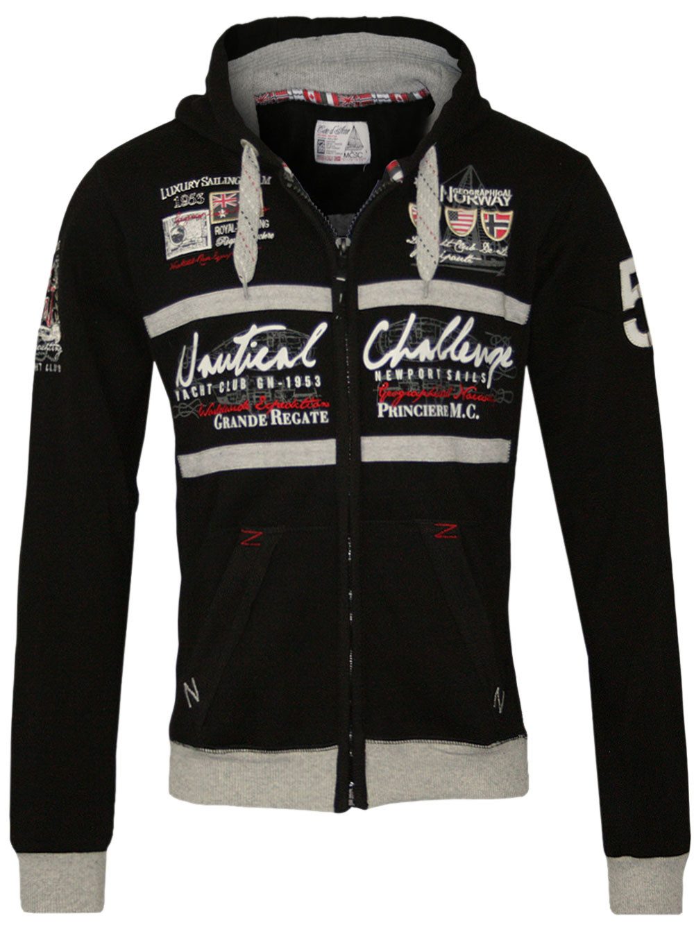 Geographical Norway Hoodie Jacke Kapuzenpullover Sweater Damen Herren Pullover -PREMIUM EDITION- CASUAL & MODERN - PREMIUM KOMFORT - NACHHALTIG - UNISEX