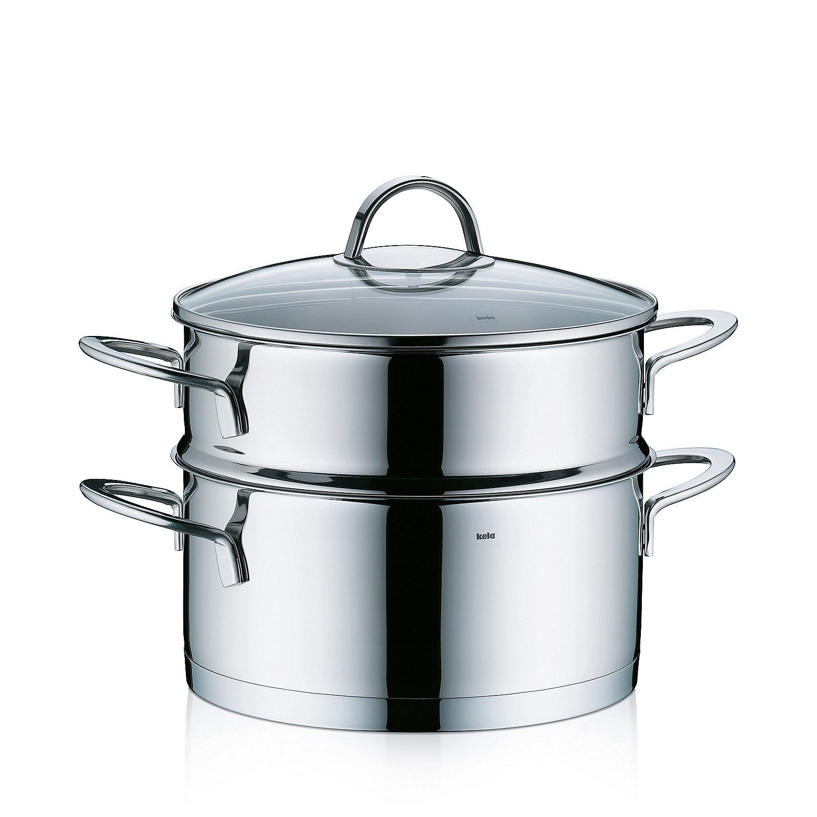 kela Kochtopf Cailin, Allherdboden, herausnehmbares Innenteil, Glasdeckel
