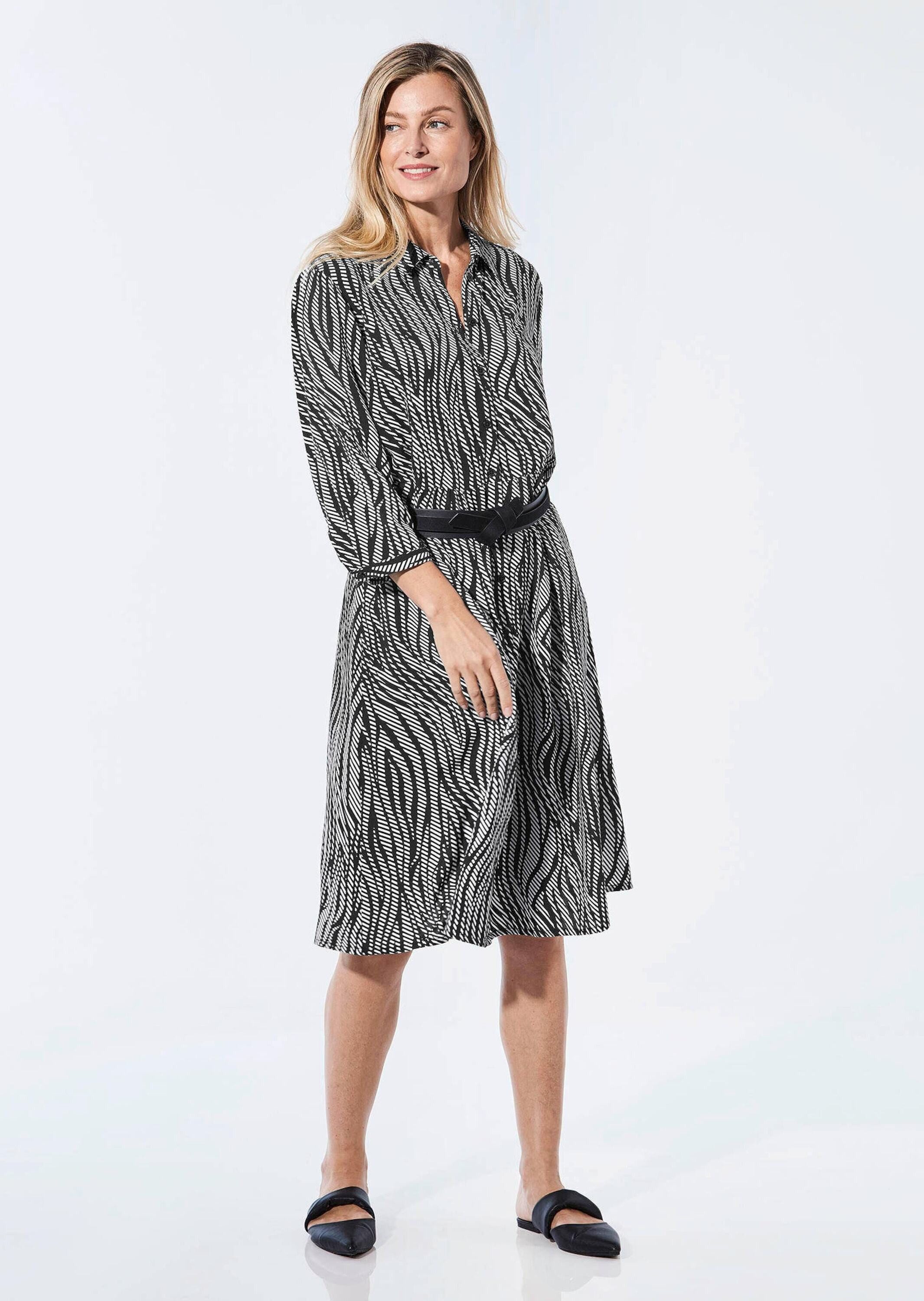 GOLDNER Sommerkleid Blusenkleid mit Hemdkragen günstig online kaufen