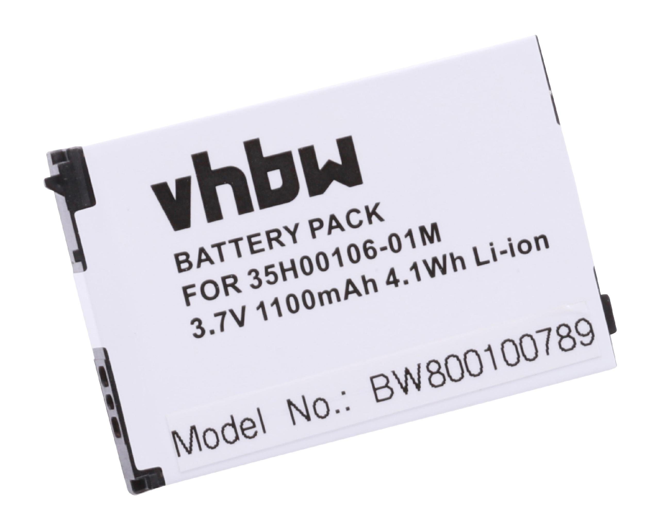 vhbw kompatibel mit Google G1 Smartphone-Akku Li-Ion 1100 mAh (3,7 V)