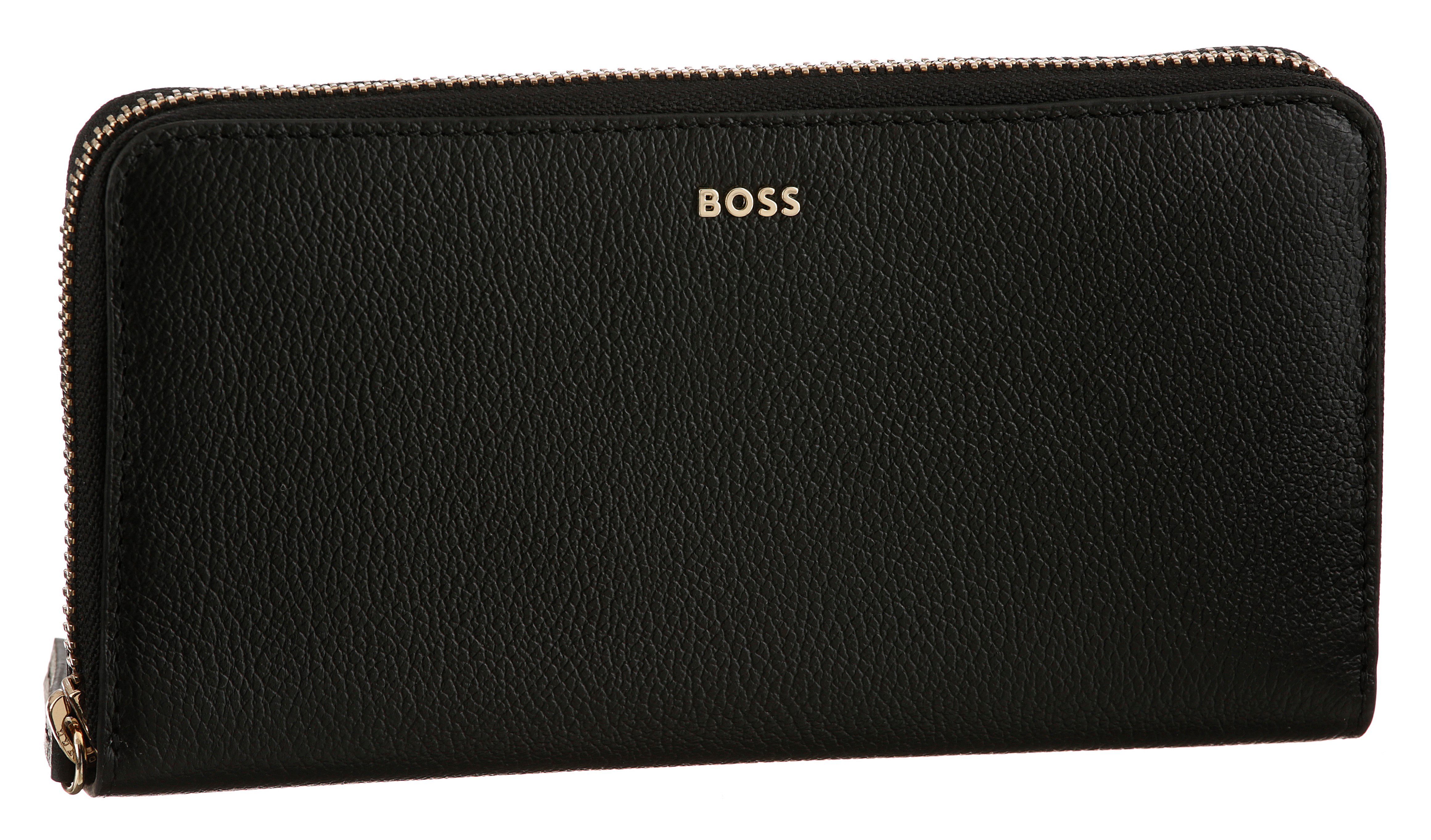 BOSS Geldbörse Alyce Travel Wallet, Wallet, Geldbeutel, zertifiziertes Leder (Leather Working Group)