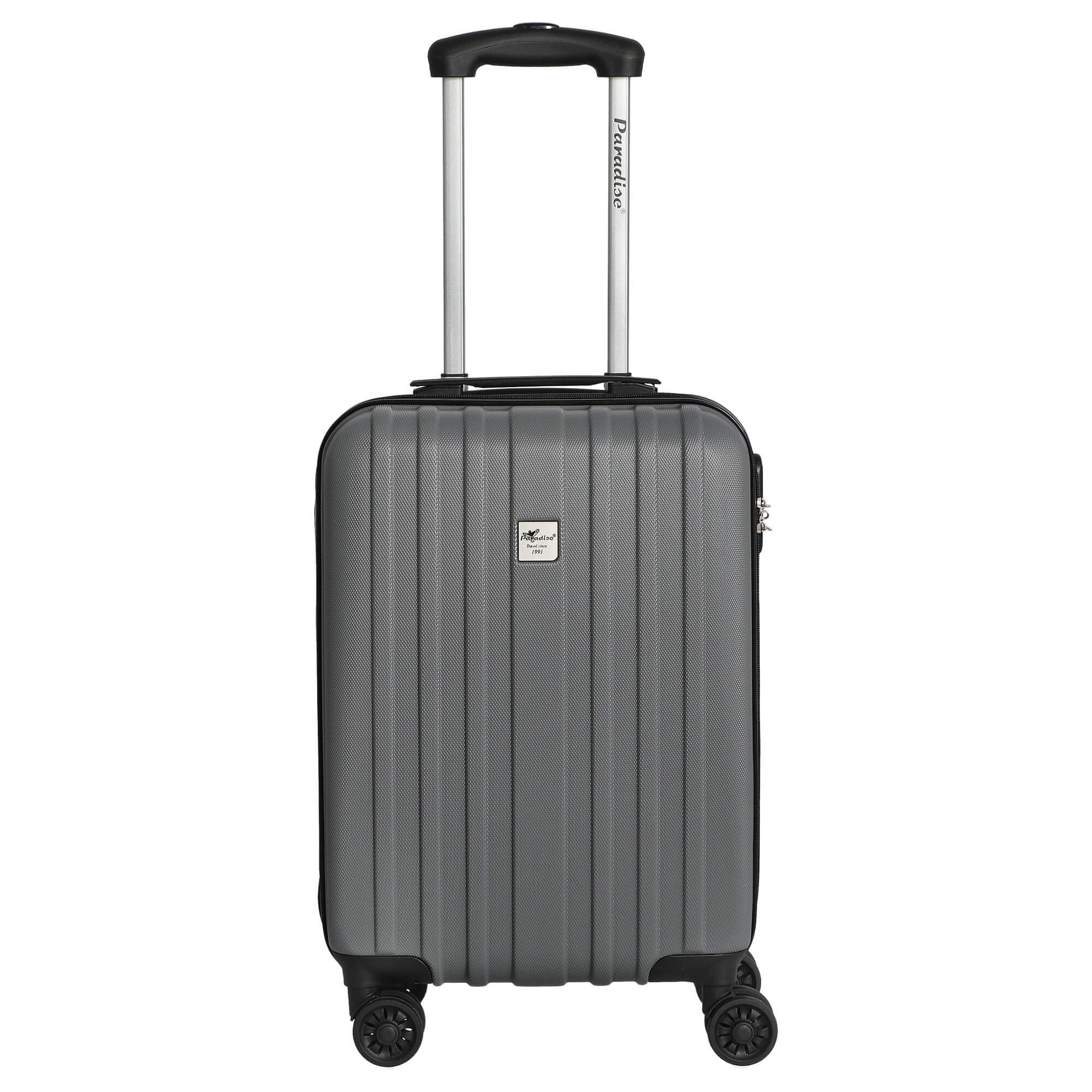 CHECK.IN® Handgepäck-Trolley Aurora - 4-Rollen-Kabinentrolley 54 cm (anthrazit), 4 Rollen Rollen