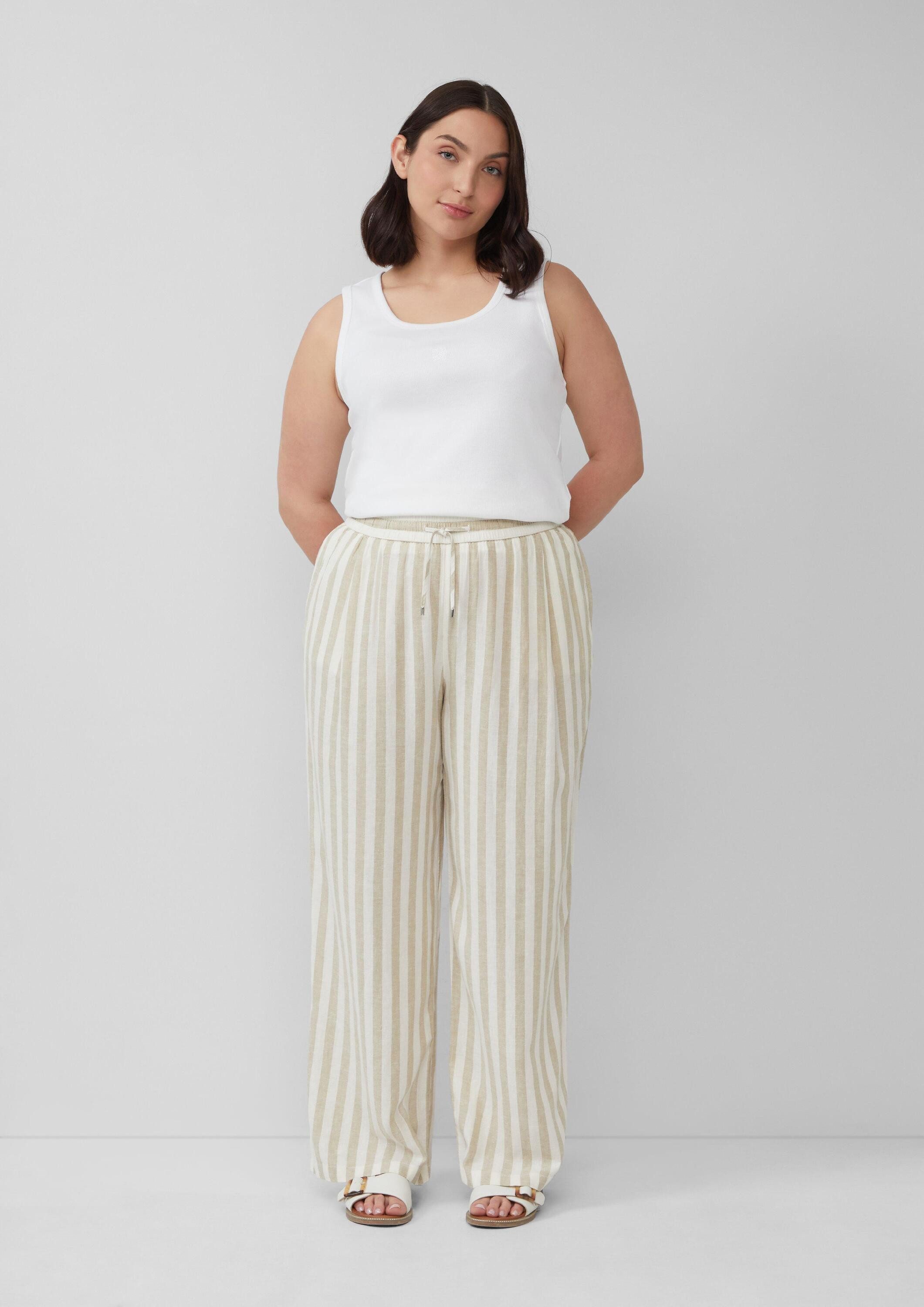 s.Oliver Chinos Hose Leichte Leinenmix-Hose mit günstig online kaufen