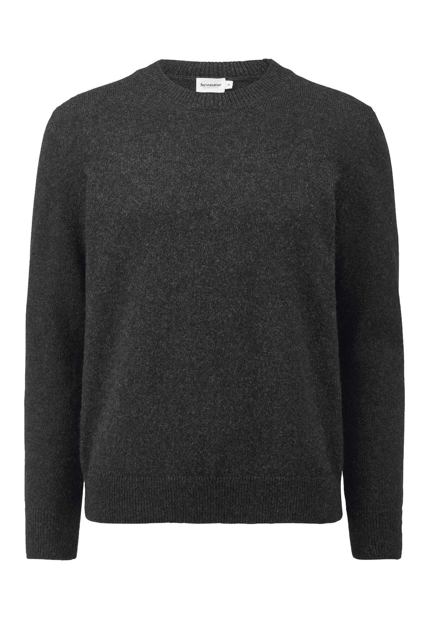 Hessnatur Strickpullover Regular aus Bio-Merinowolle mit Bio-Baumwolle (1-tlg)