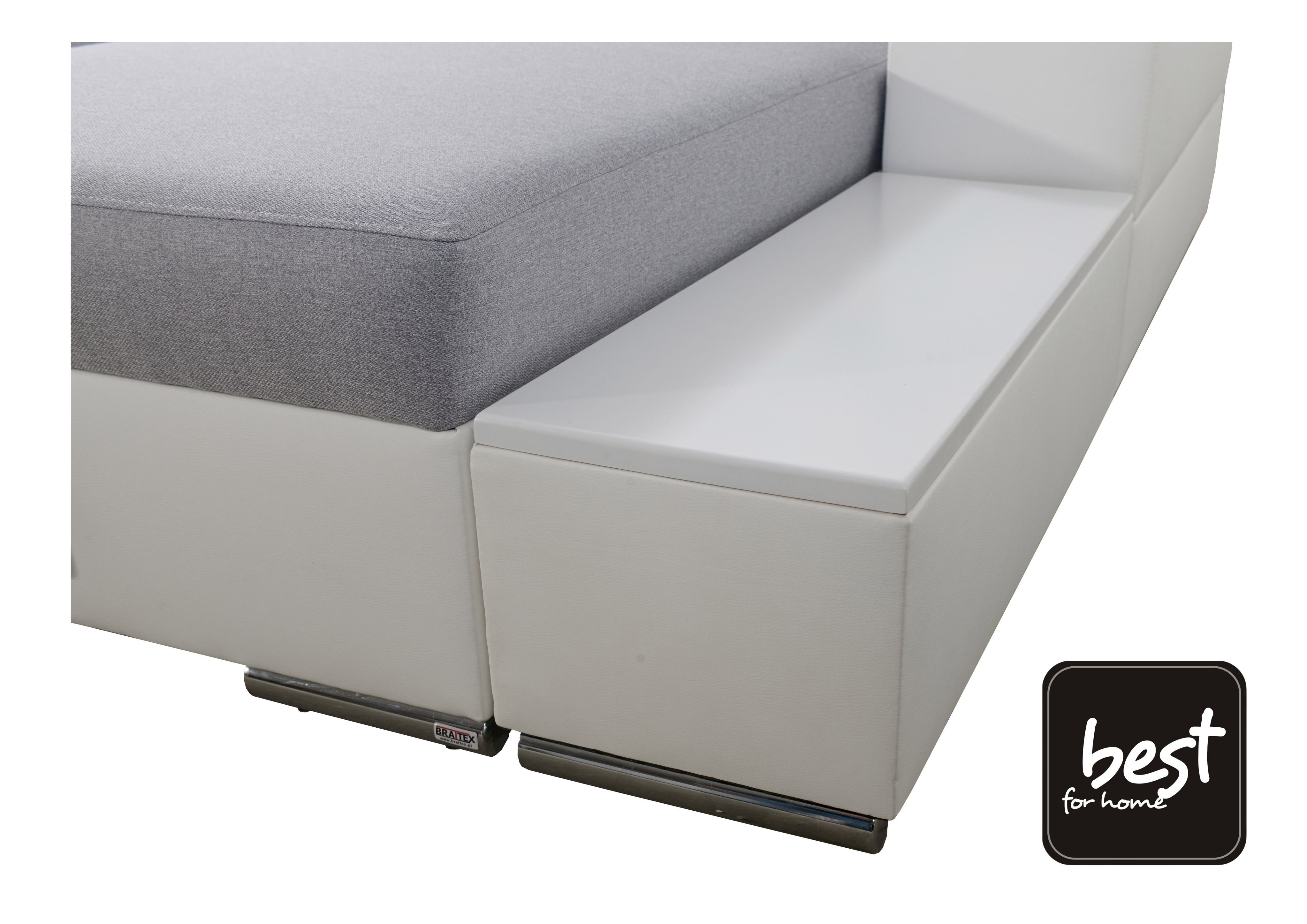 & Bettkasten MINI das Moderne für Eckcouch! Wohnzimmer, Best for - ALEX Home Entdecken Ecksofa TWIST18+EKJI Ihre Sie Schlaffunktion Neue -