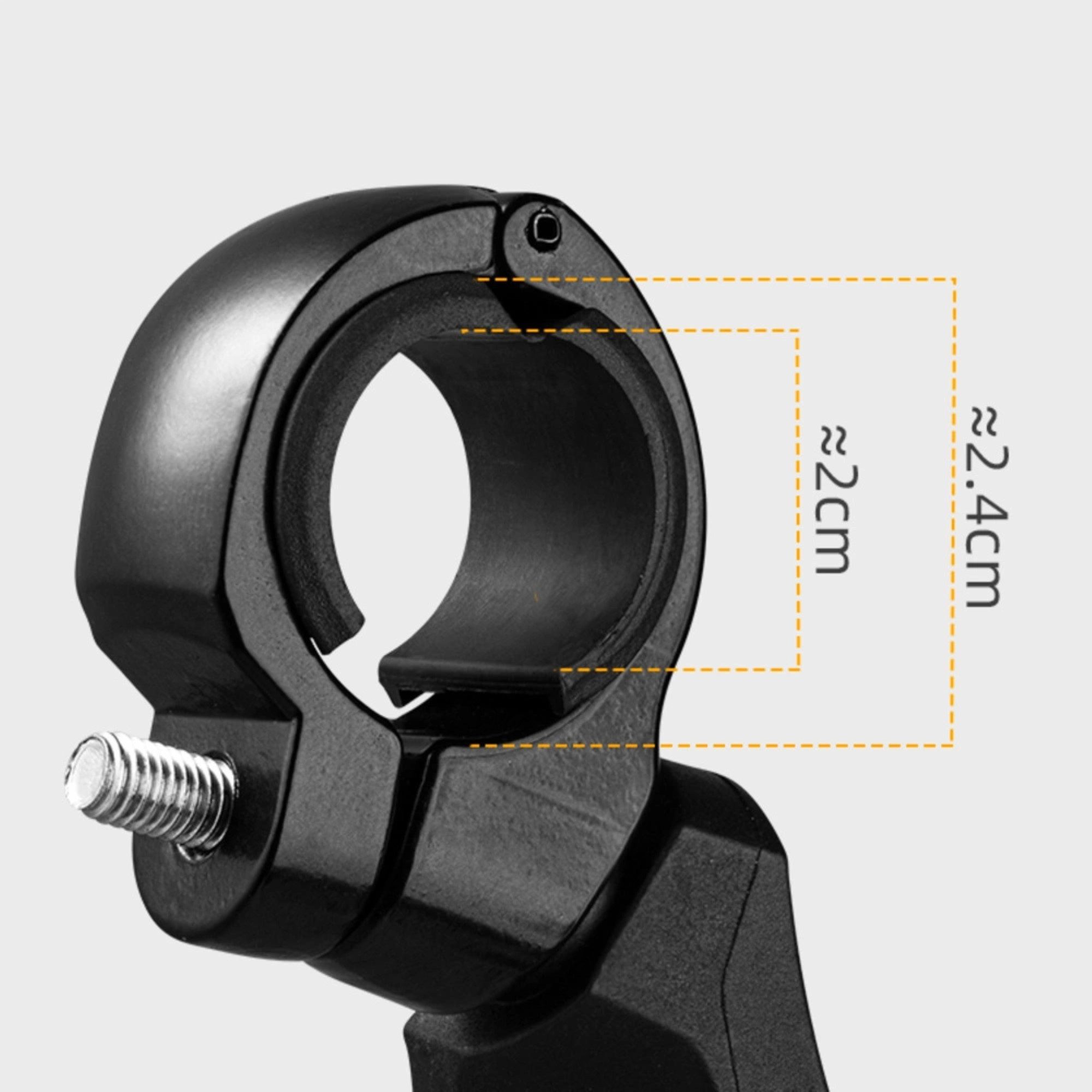 ROCKBROS Fahrradspiegel in schwarz kompatibel mit Lenkern mit einem Durchmesser von 20–24 mm