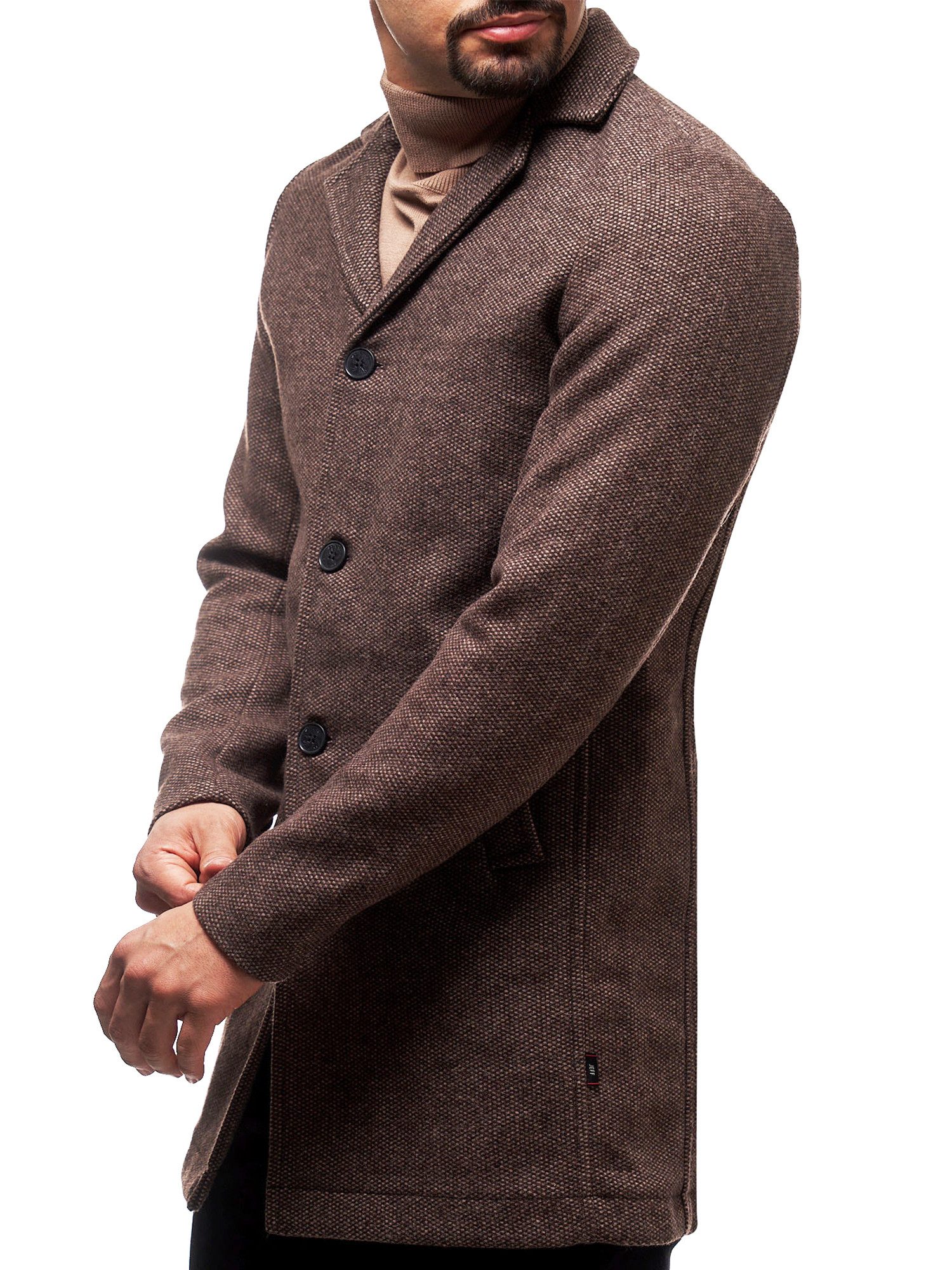 Jeff Kurzmantel Herren Bester Mantel Winter Herrenmantel