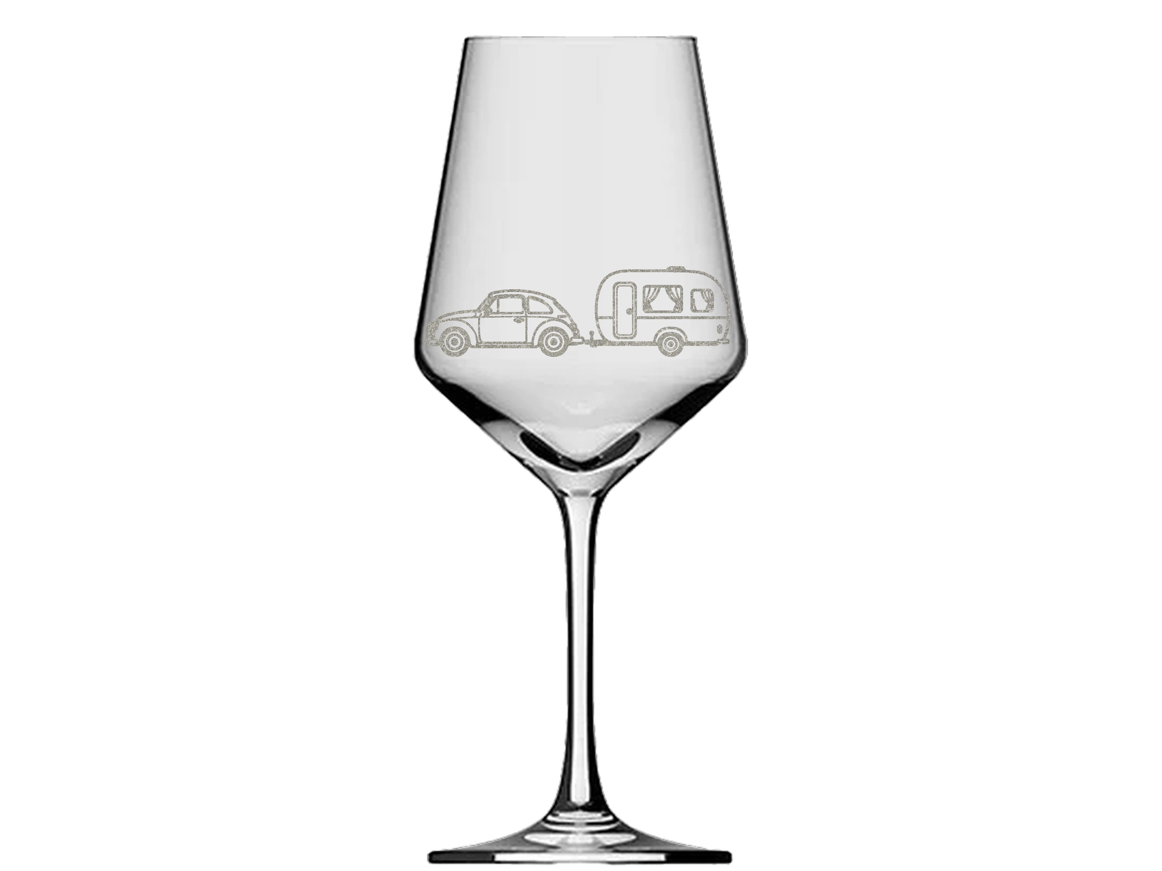 eXODA Weinglas Weinglas 350 ml mit Gravur für Weinliebhaber spülmaschinenfest, 1-tlg., Glas, Atemberaubende Darstellung