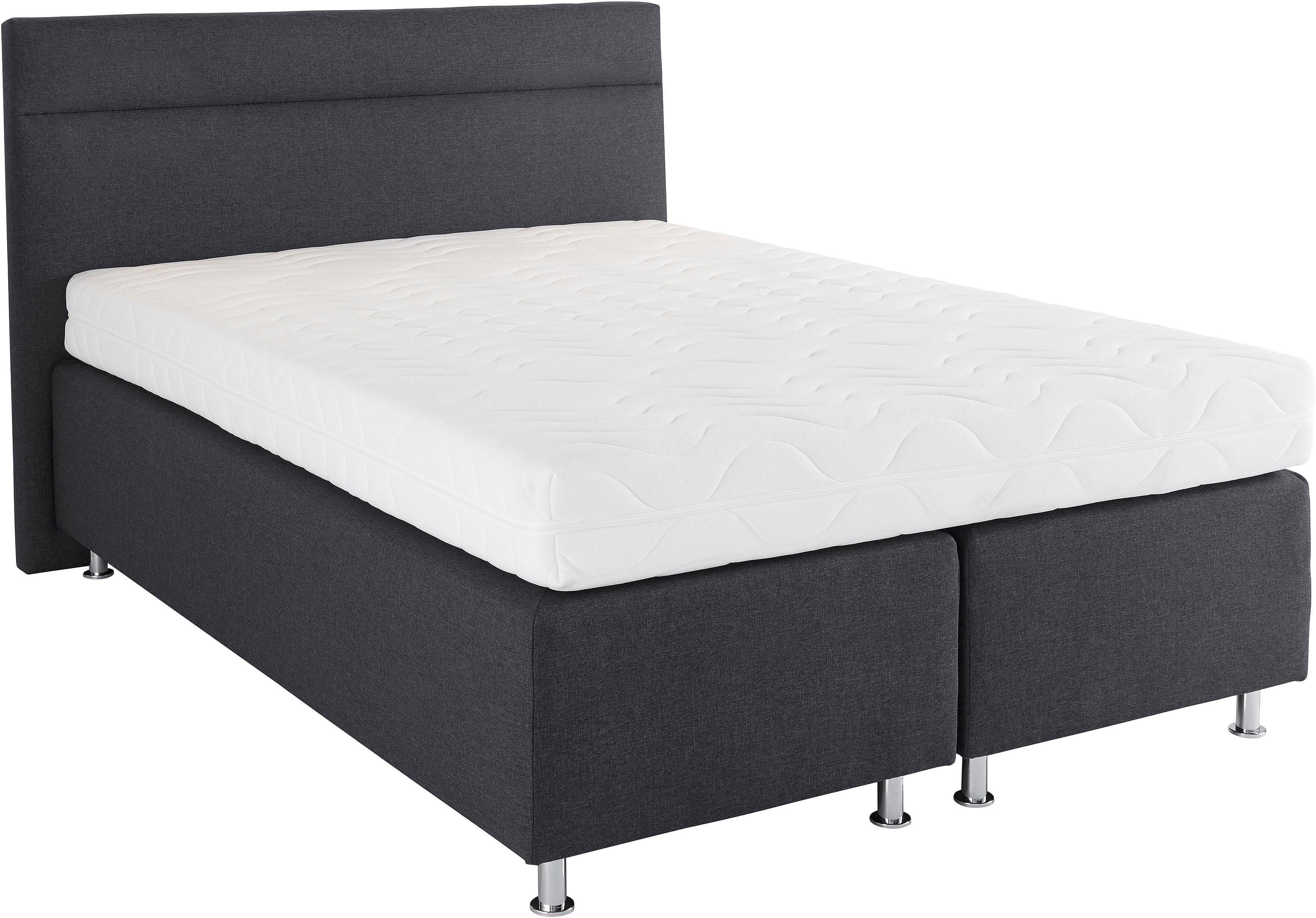 Westfalia Schlafkomfort Boxspringbett wahlweise mit LED-Beleuchtung günstig online kaufen