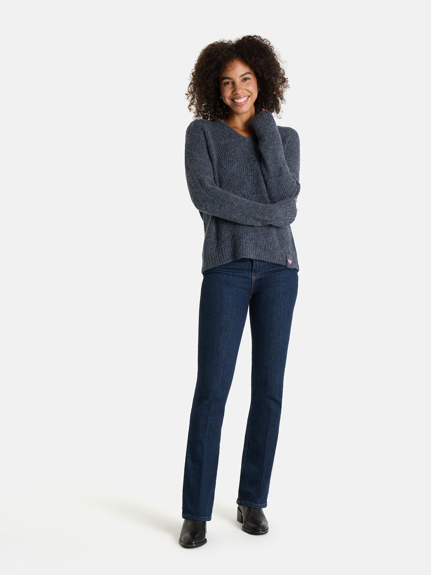 Lieblingsstück Strickpullover SölveL mit Alpakawolle und Wolle