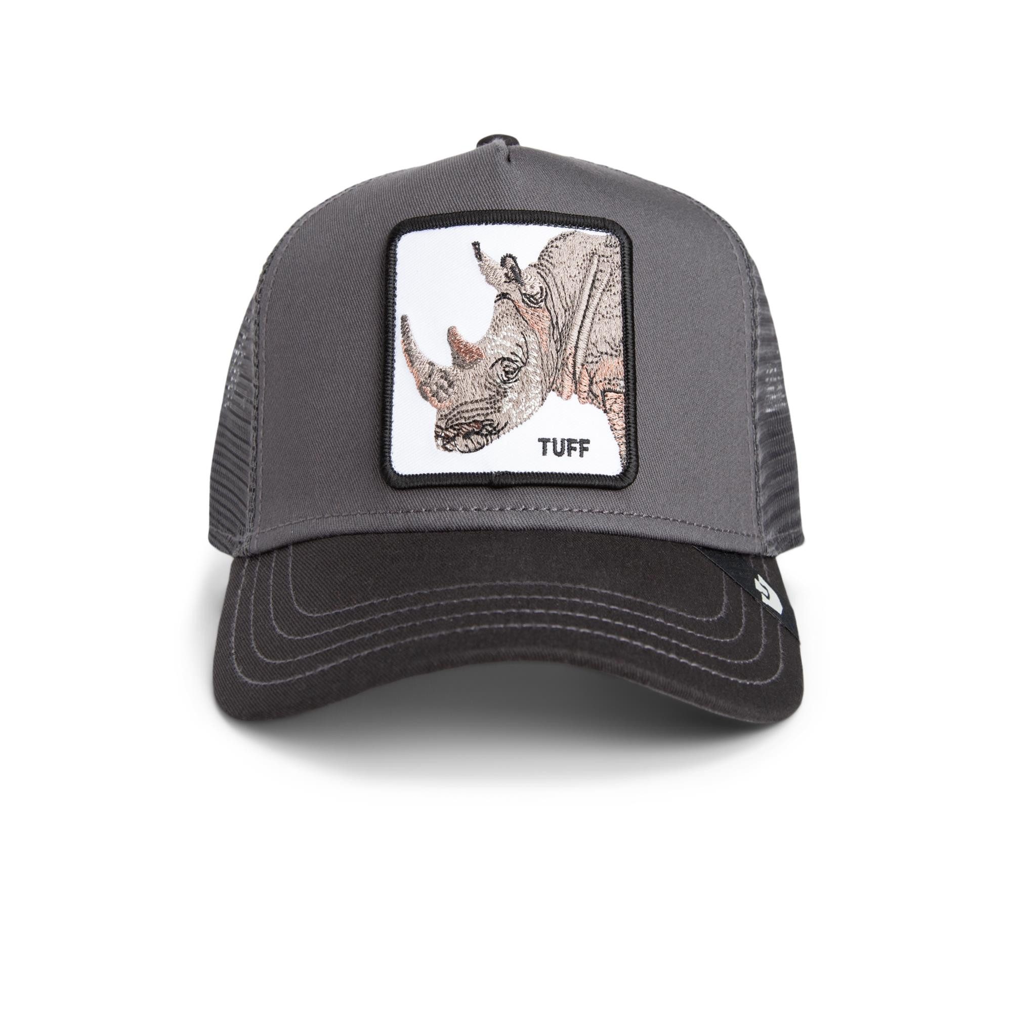 GOORIN Bros. Trucker Cap Goorin Bros. KIDS Trucker Cap The Tuff Rhino Mini Black/Charcoal (Basecap, Basecap, Meshcap, Trucker Kappe) Bedruckte Innenseite