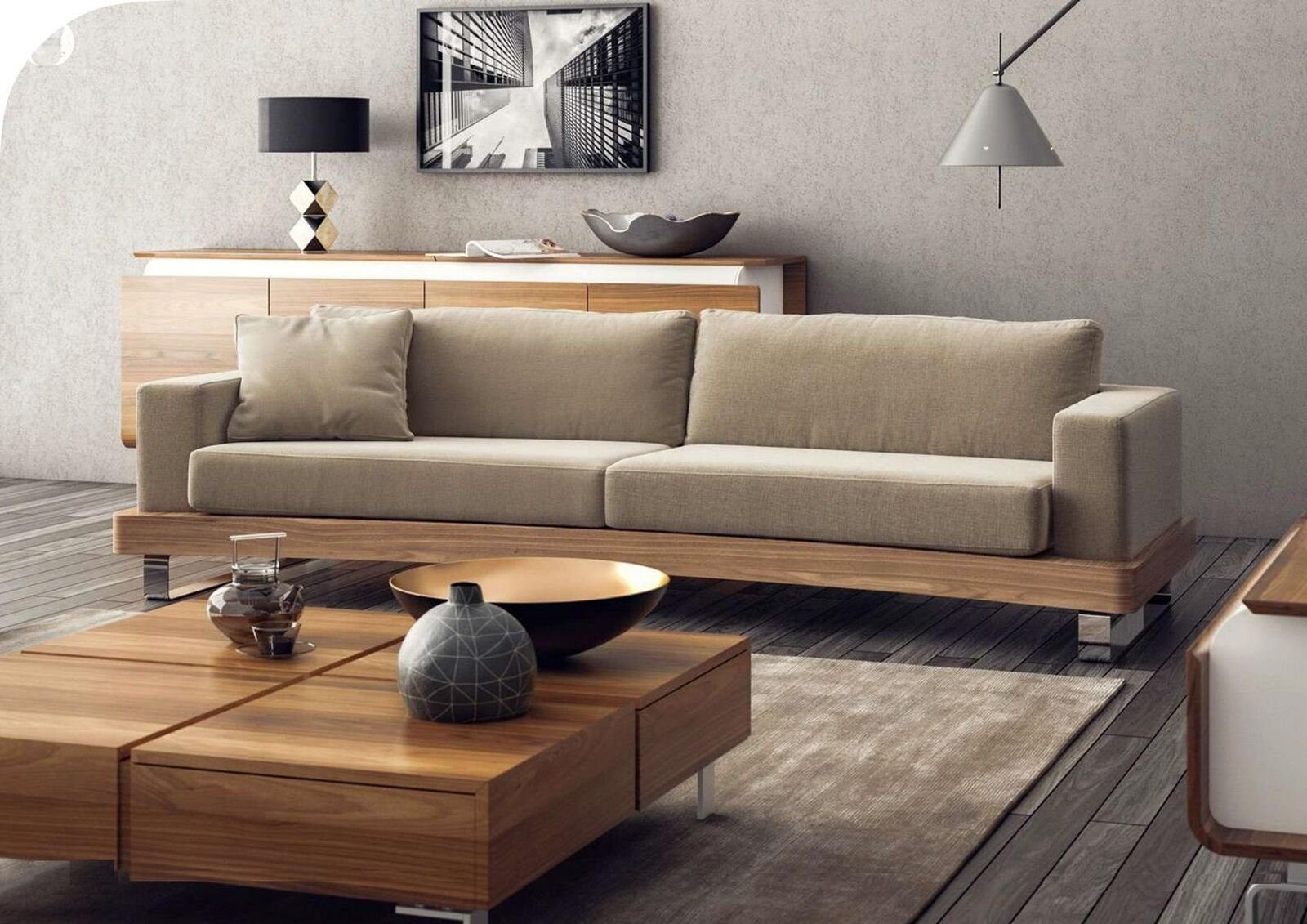 JVmoebel 2 Teile, Luxus, Zweisitzer Sofa Sofa Made in Dreisitzer Couchen Sofas Wohnzimmergarnitu Europa