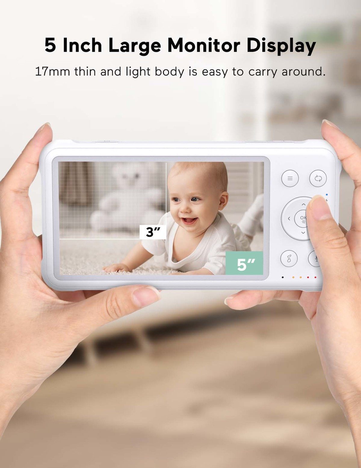 Momcozy Video-Babyphone 5" - Bild 2