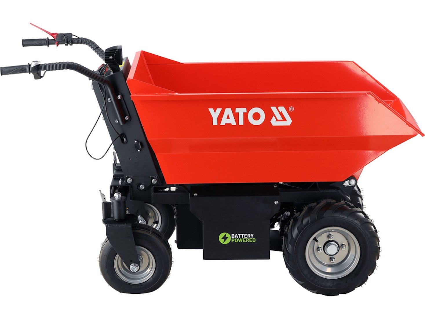Yato Dumper Brouette motorisée à batterie, 48V, 500kg, 172x76x106cm, 1000W, 1000W