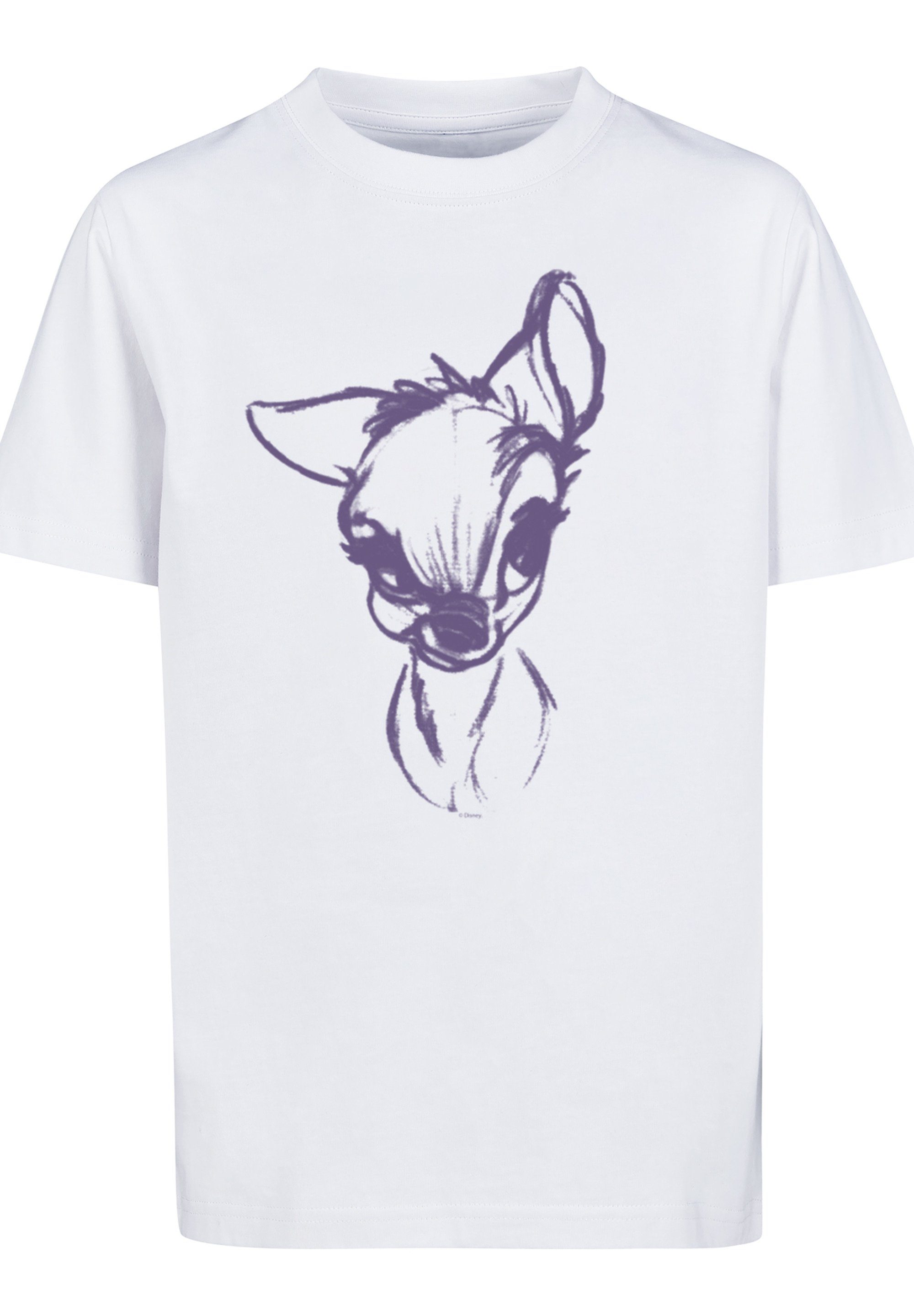 Merch,Jungen,Mädchen,Bedruckt F4NT4STIC Kinder,Premium Disney Bambi Mood T-Shirt Unisex