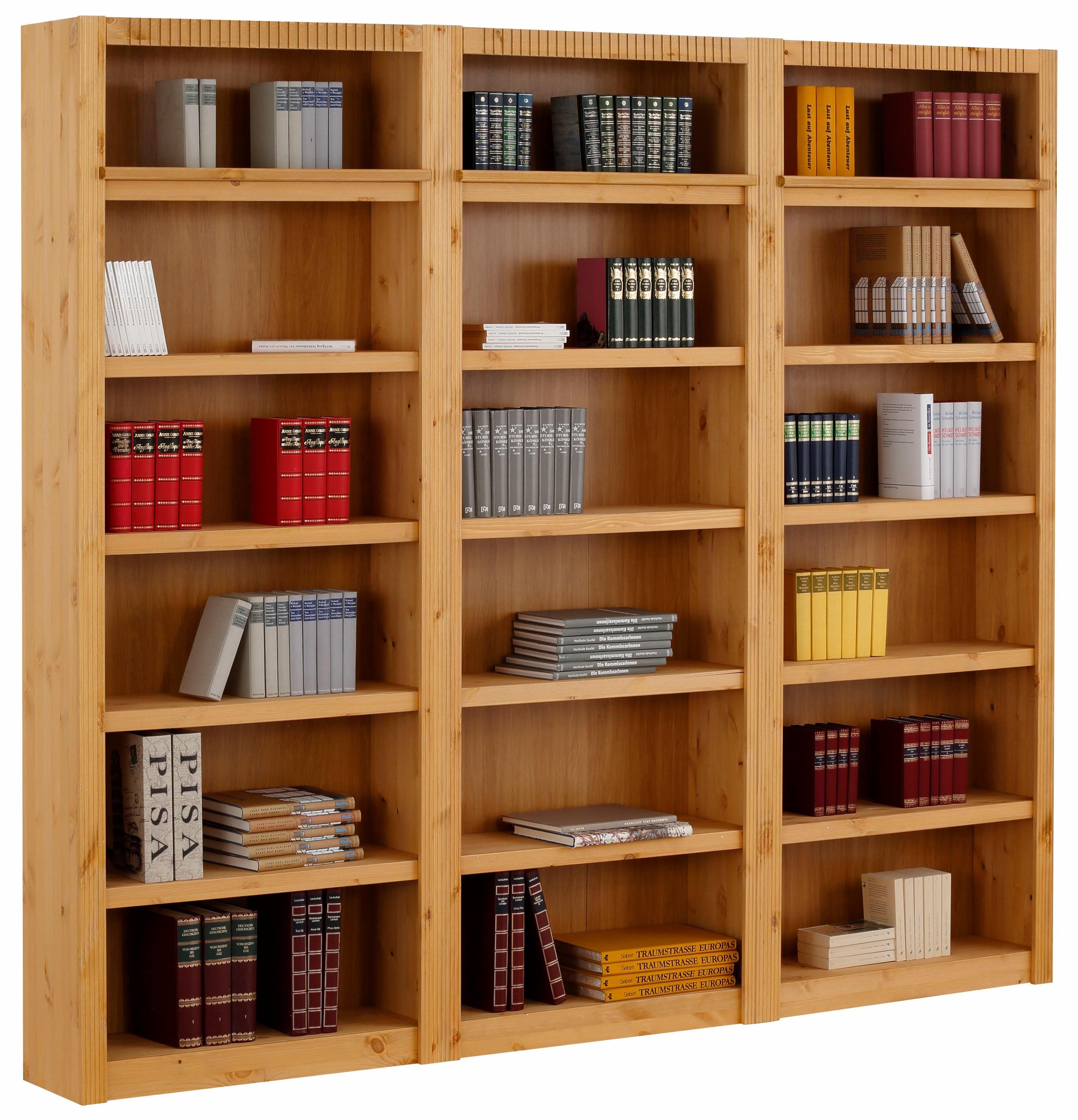 OTTO home Bücherwand Bergen, aus schönem massivem Kiefernholz, 3 tlg.