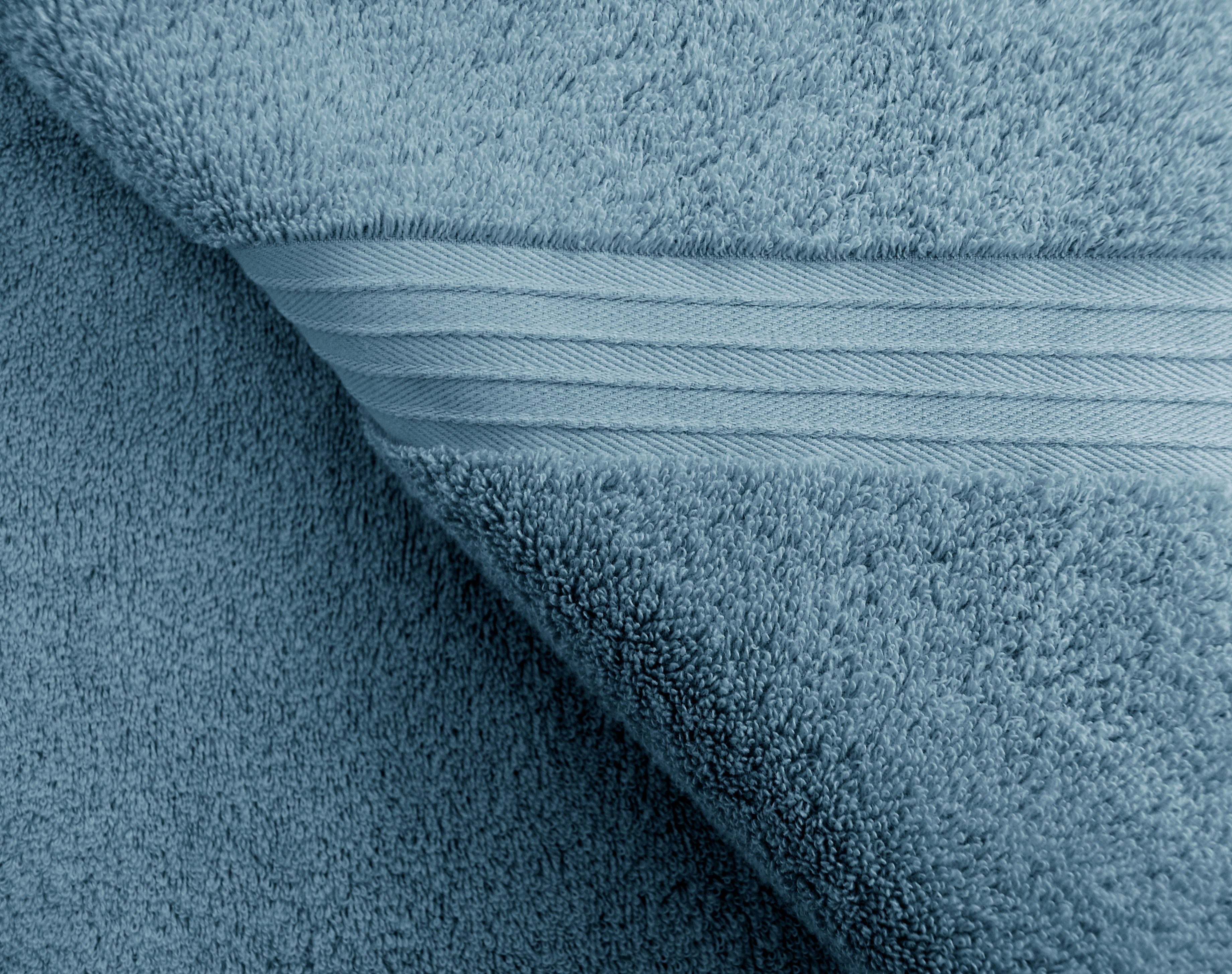 Frottee cm Handtuchset Blau Saugstarkes 50x100 Blau Lashuma (2-St), Linz, Tauben Handtücher